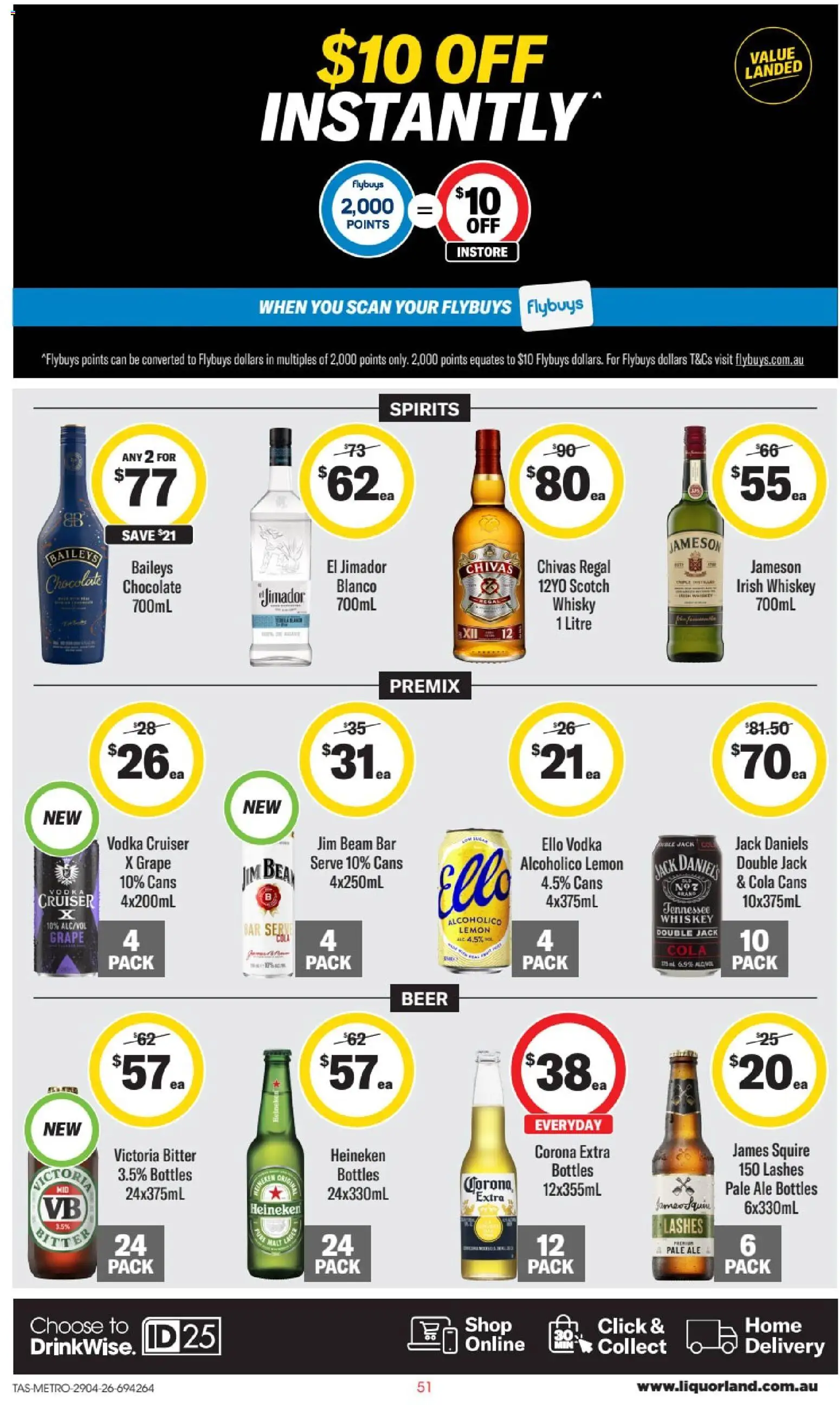 Liquorland catalogue - valid from 29.04.2026 | Page: 2 | Products: Chocolate, Beer, Vodka, Lemon