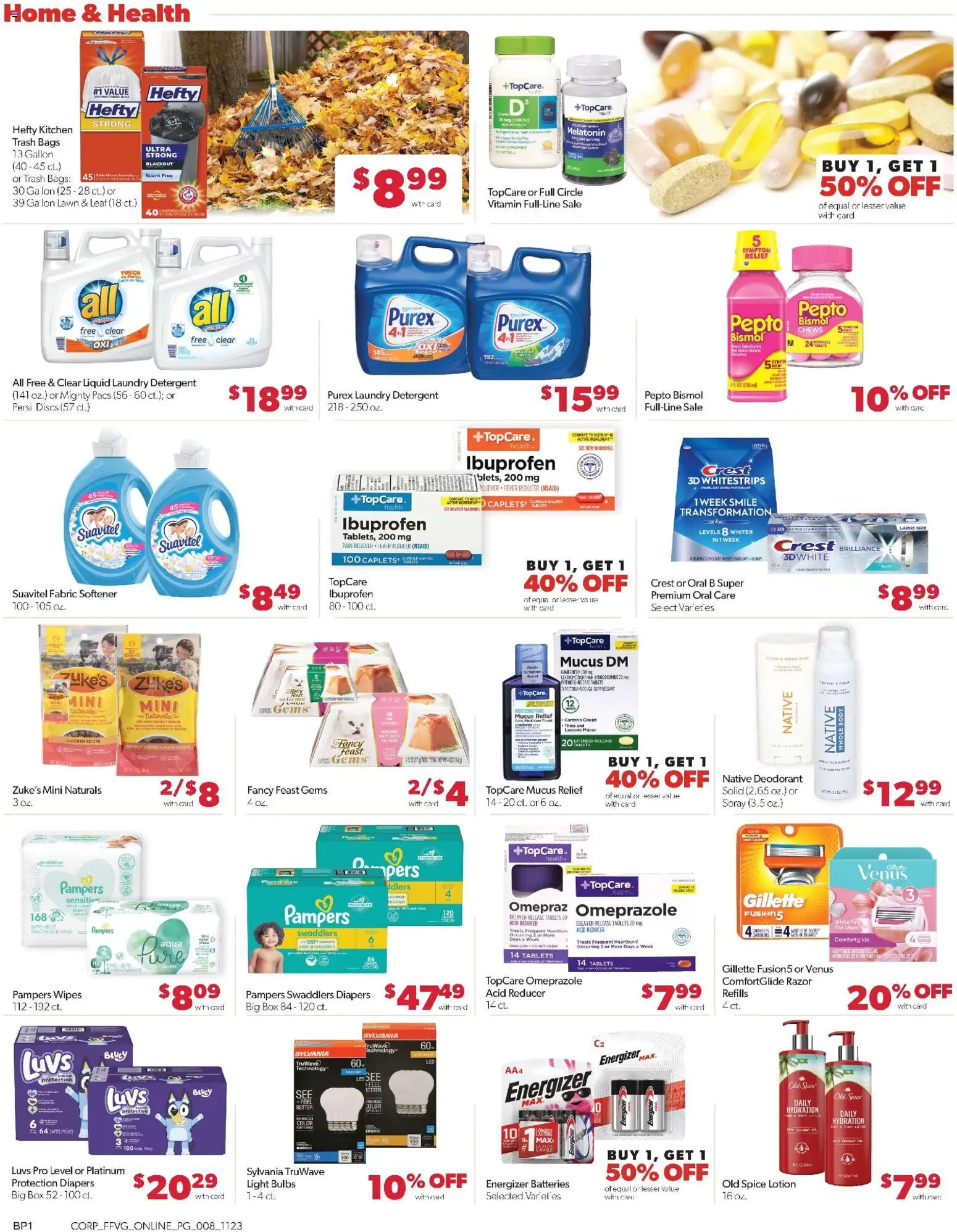 Family Fare Weekly Ad - valid from 23.11.2025 | Page: 20 | Products: Butter, Deodorant, Fabric softener, Detergent