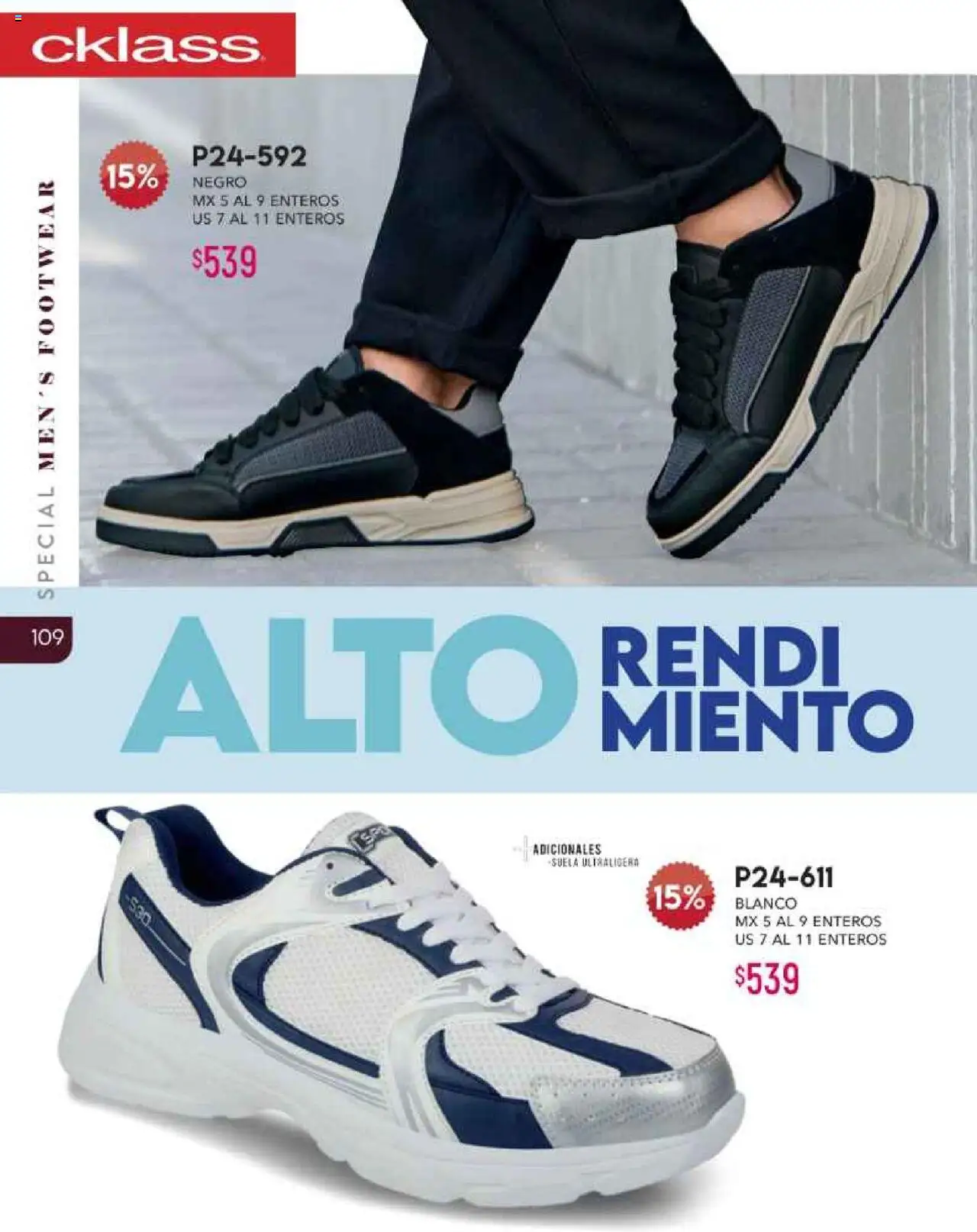 Nuevas ofertas de Cklass válidas en toda la República Mexicana desde el 01.10.2025. ¡Encuentra las mejores ofertas en Cklass - Catálogo Especial Caballero! | Página: 110