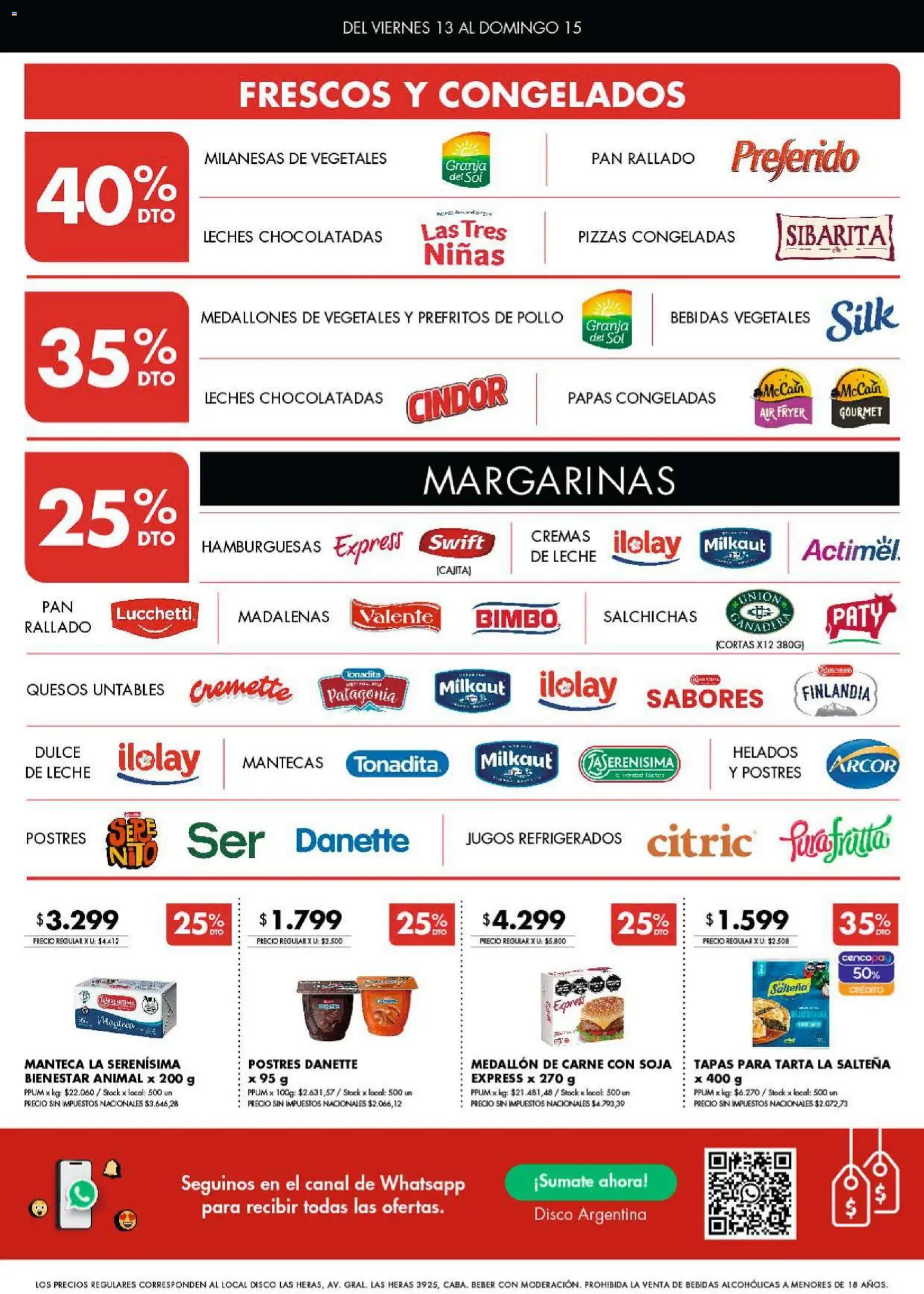 Disco - Ofertas | Córdoba │ válido desde el 12.03.2026 | Página: 4 | Productos: Disco, Leche, Manteca, Pan rallado