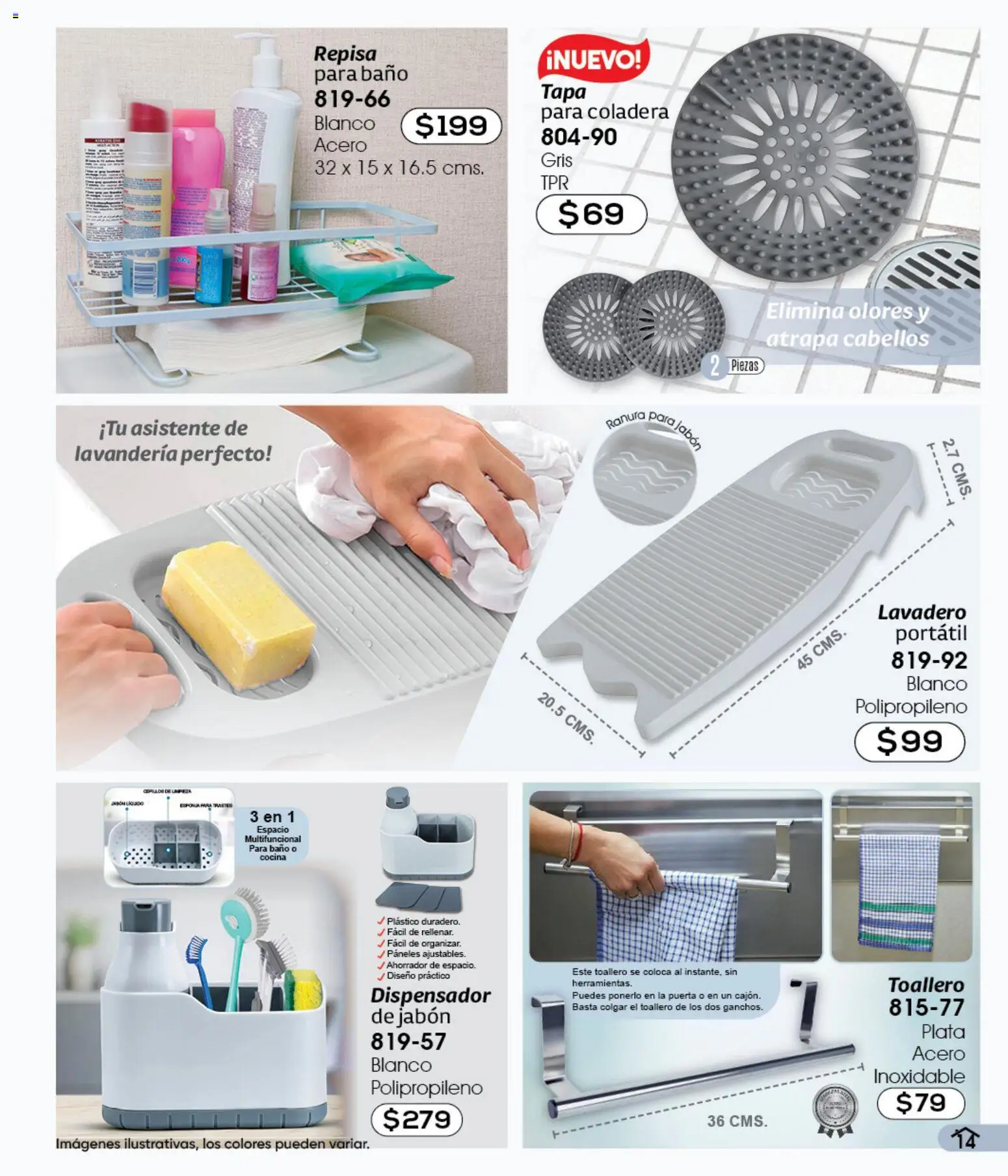 Nuevas ofertas de Cklass válidas en toda la República Mexicana desde el 05.03.2026. ¡Encuentra las mejores ofertas en Cklass catálogo Verano Joyería! | Página: 64 | Productos: Lavadero, Repisa, Cocina, Jabón