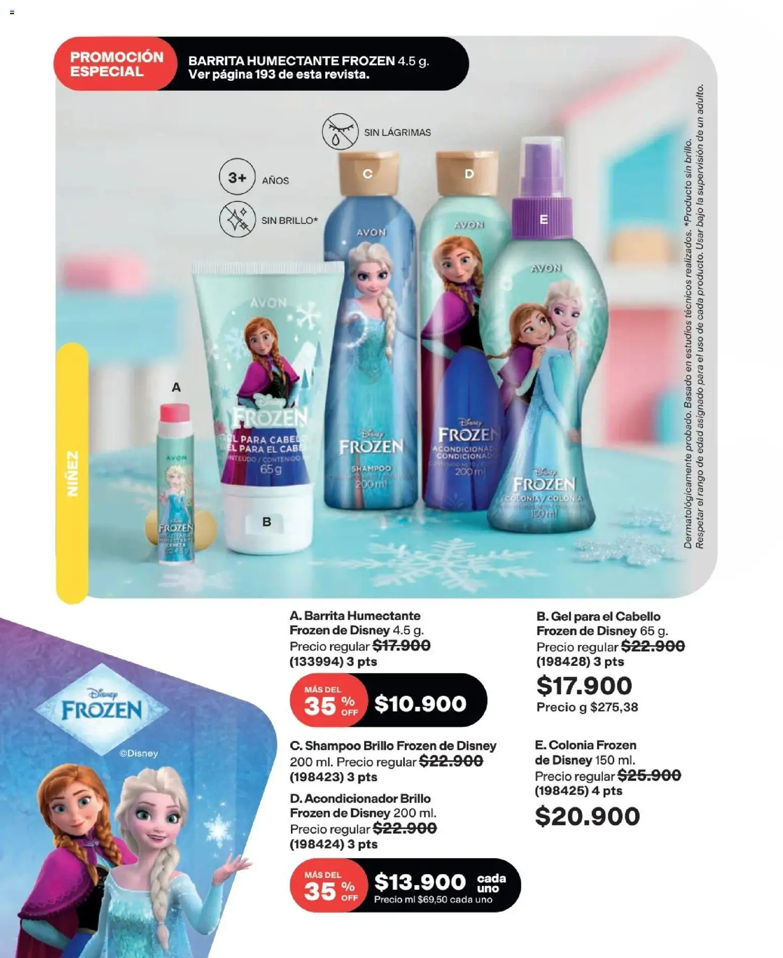 Avon revista - valida desde el 11.03.2026 | Página: 194 | Productos: Shampoo, Brillo, Acondicionador