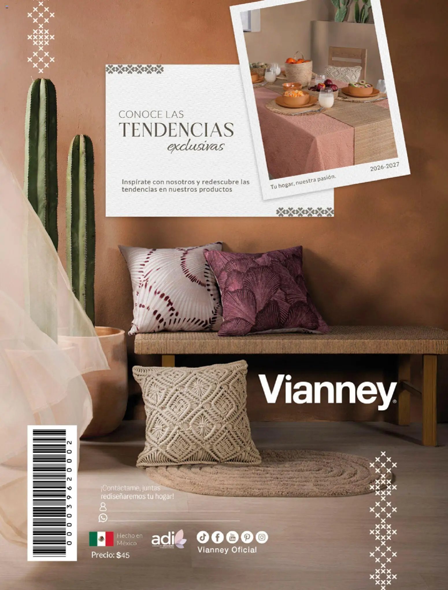 Nuevas ofertas de Vianney válidas en toda la República Mexicana desde el 06.03.2026. ¡Encuentra las mejores ofertas en Vianney catálogo Tu hogar, nuestra pasión! | Página: 260