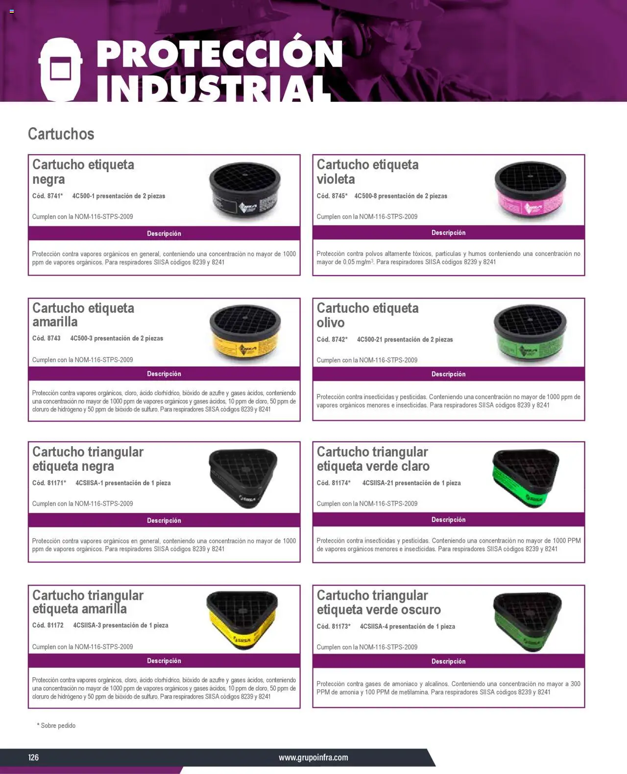 Nuevas ofertas de Infra válidas en toda la República Mexicana desde el 07.01.2025. ¡Encuentra las mejores ofertas en Infra catálogo Protección industrial! | Página: 14 | Productos: Sobre