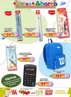Nuevas ofertas de Soriana válidas en toda la República Mexicana desde el 14.08.2025. ¡Encuentra las mejores ofertas en Soriana - Más Útiles más Ahorro Mercado Nacional! | Página: 8 | Productos: Mochila, Juego, Calculadora, Flexible
