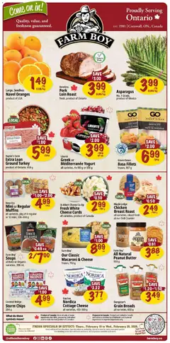 Preview of Farm Boy weekly flyer / circulaire from shop Farm Boy valid from 19.02.2026