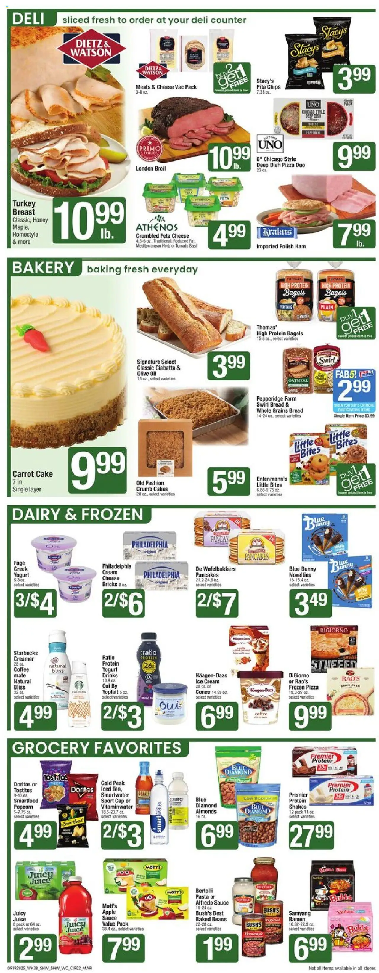 Shaw's Weekly Ad - RI - valid from 19.09.2025 | Page: 2 | Products: Juicer, Bread, Water, Cap