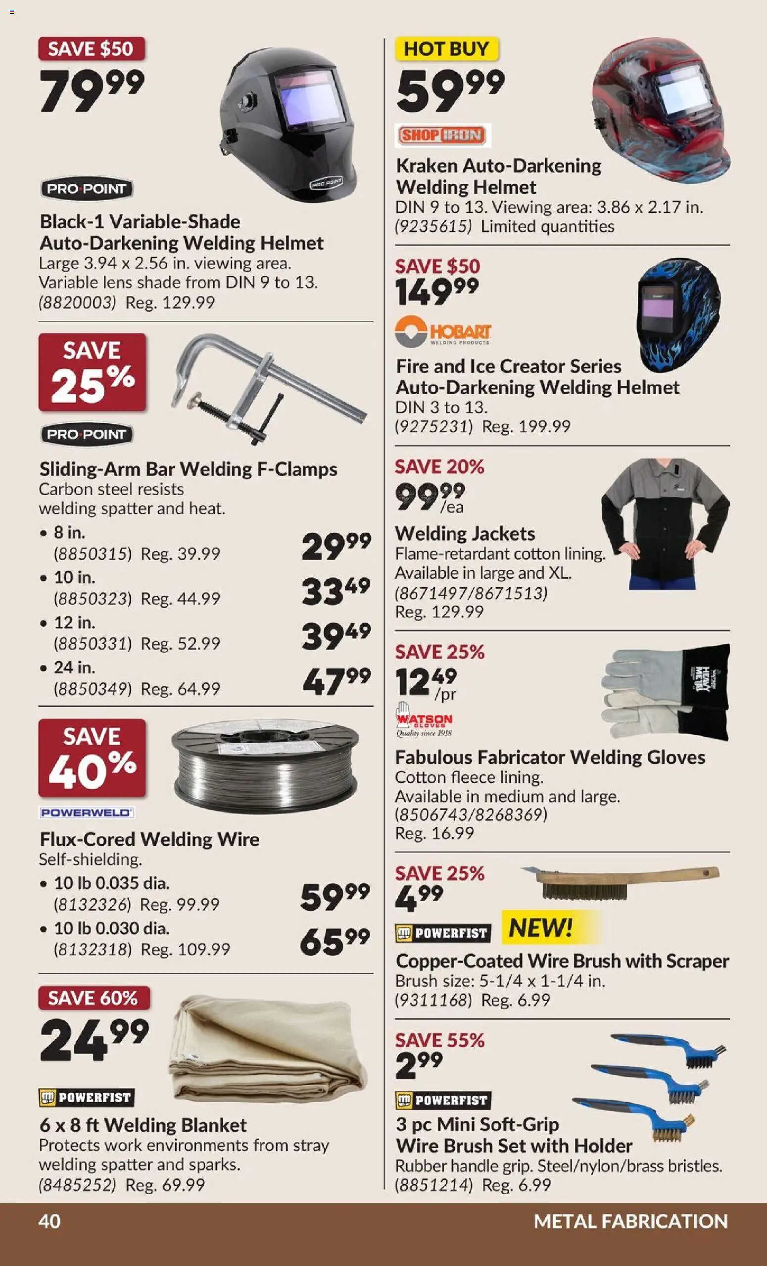 Princess Auto flyer valid from 13.01.2026 | Page: 46 | Products: Gloves, PC, Iron, Brush