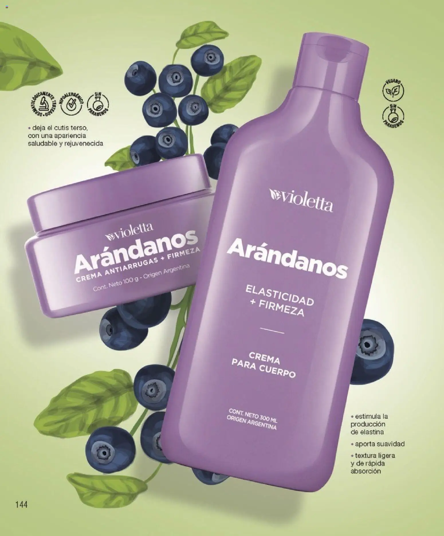 Violetta catálogo │ válido desde el 01.02.2026 | Página: 144 | Productos: Arándanos, Crema