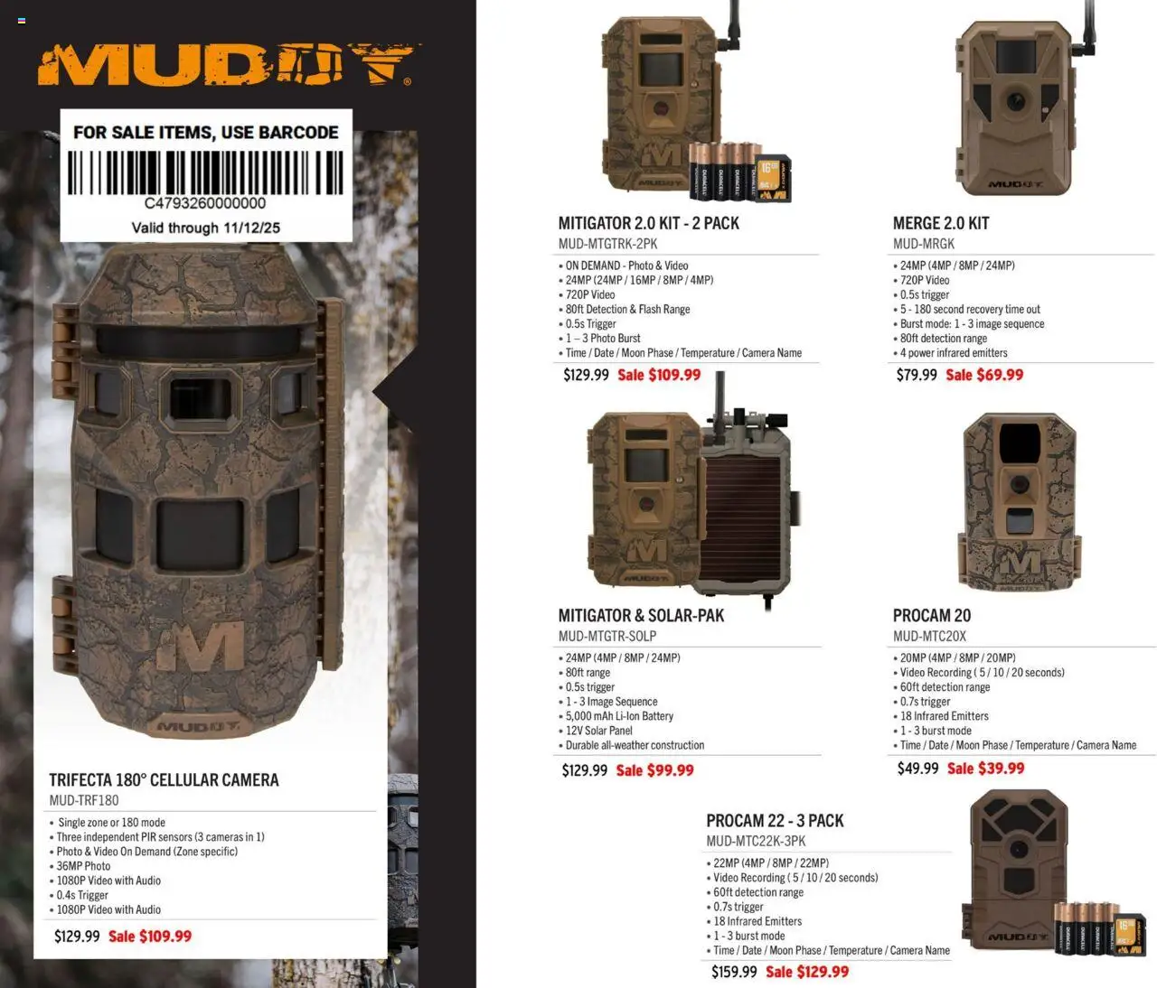 Dunham's Sports Hunting Game Camera, Blind & Treestand Guide - valid from 21.08.2025 | Page: 6 | Products: Battery, Video, Audio, Camera