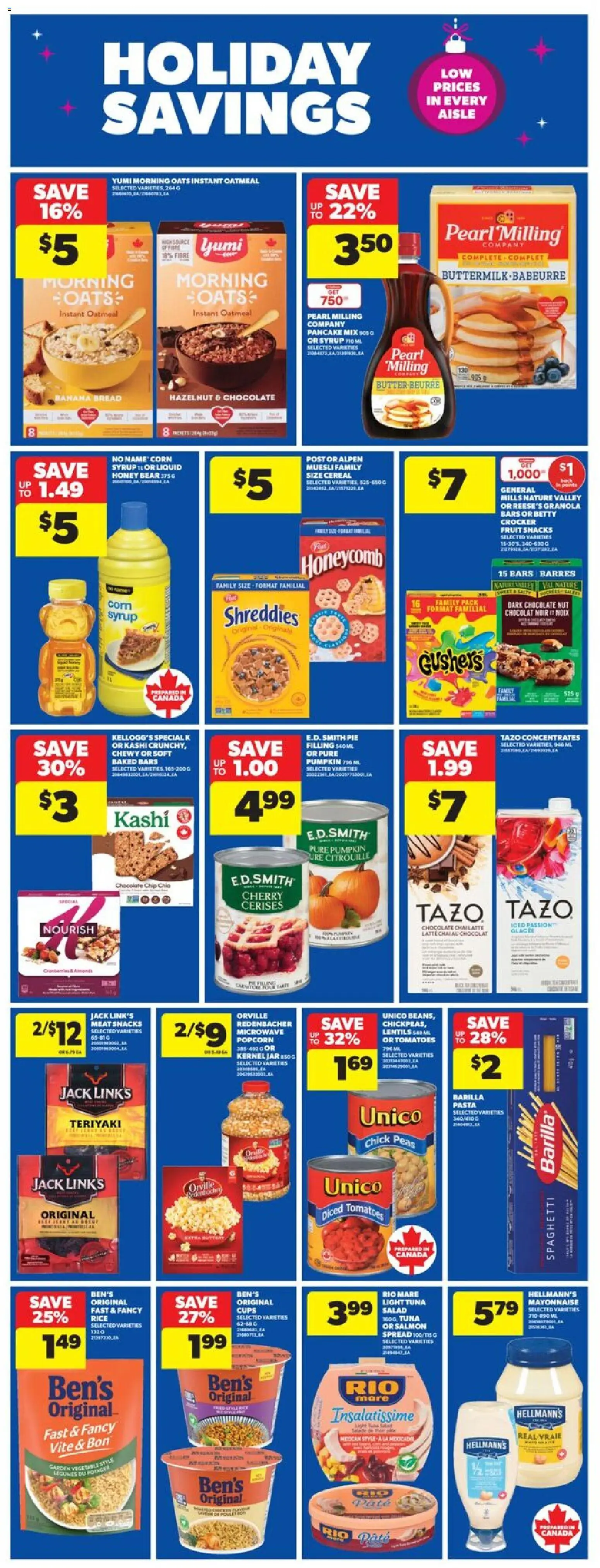 Real Canadian Superstore flyer valid from 04.12.2025 | Page: 19 | Products: Pasta, Chocolate, Pumpkin, Tomatoes