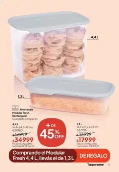 Vista previa Tupperware Folleto válido desde el 09.03.2026 | Página: 12 | Productos: Modular