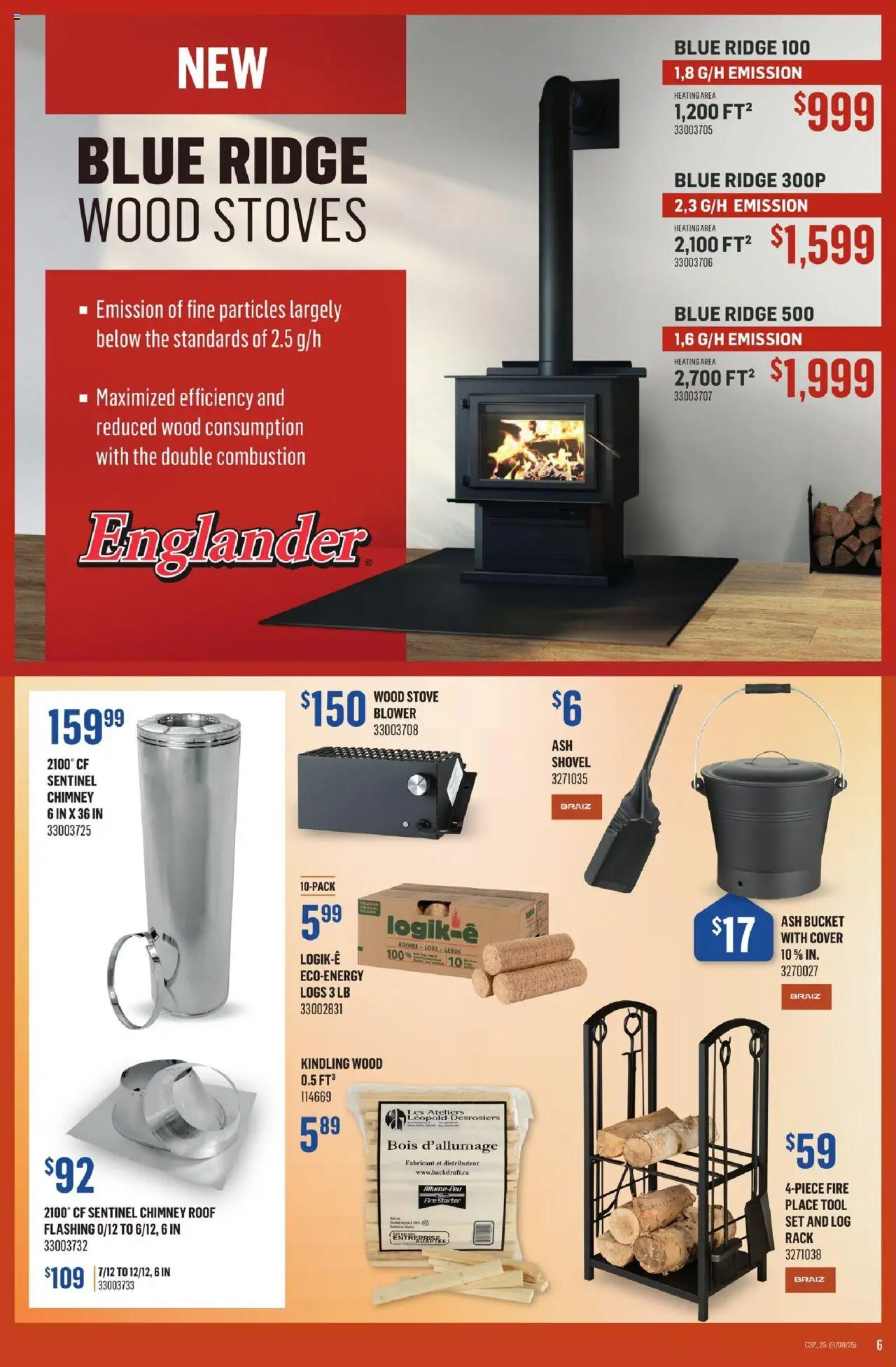 Canac flyer valid from 11.09.2025 | Page: 6 | Products: Stove, Ridge