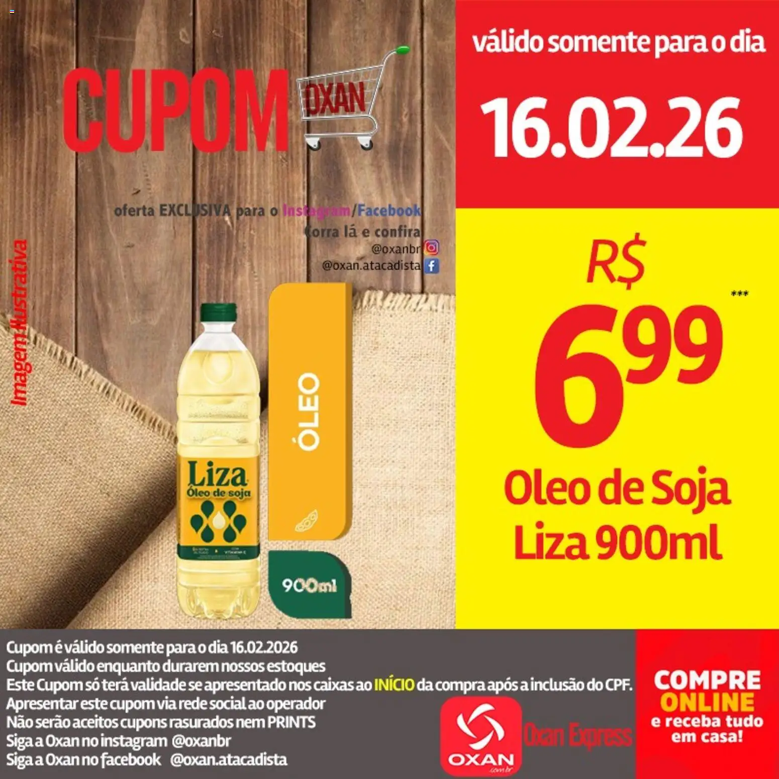 Oxan Atacadista Folheto - válido de 16.02.2026 | Página: 15 | Produtos: Óleo, Soja