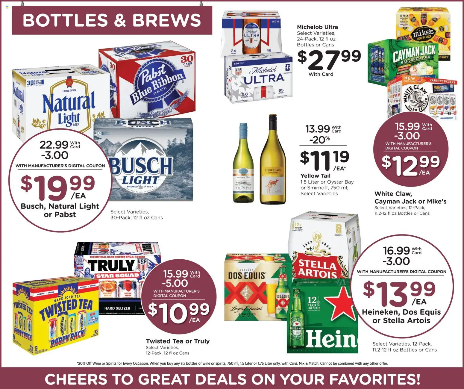 Smith's Weekly Ad - WY - valid from 29.04.2026 | Page: 12 | Products: Wine, Beer, Tea