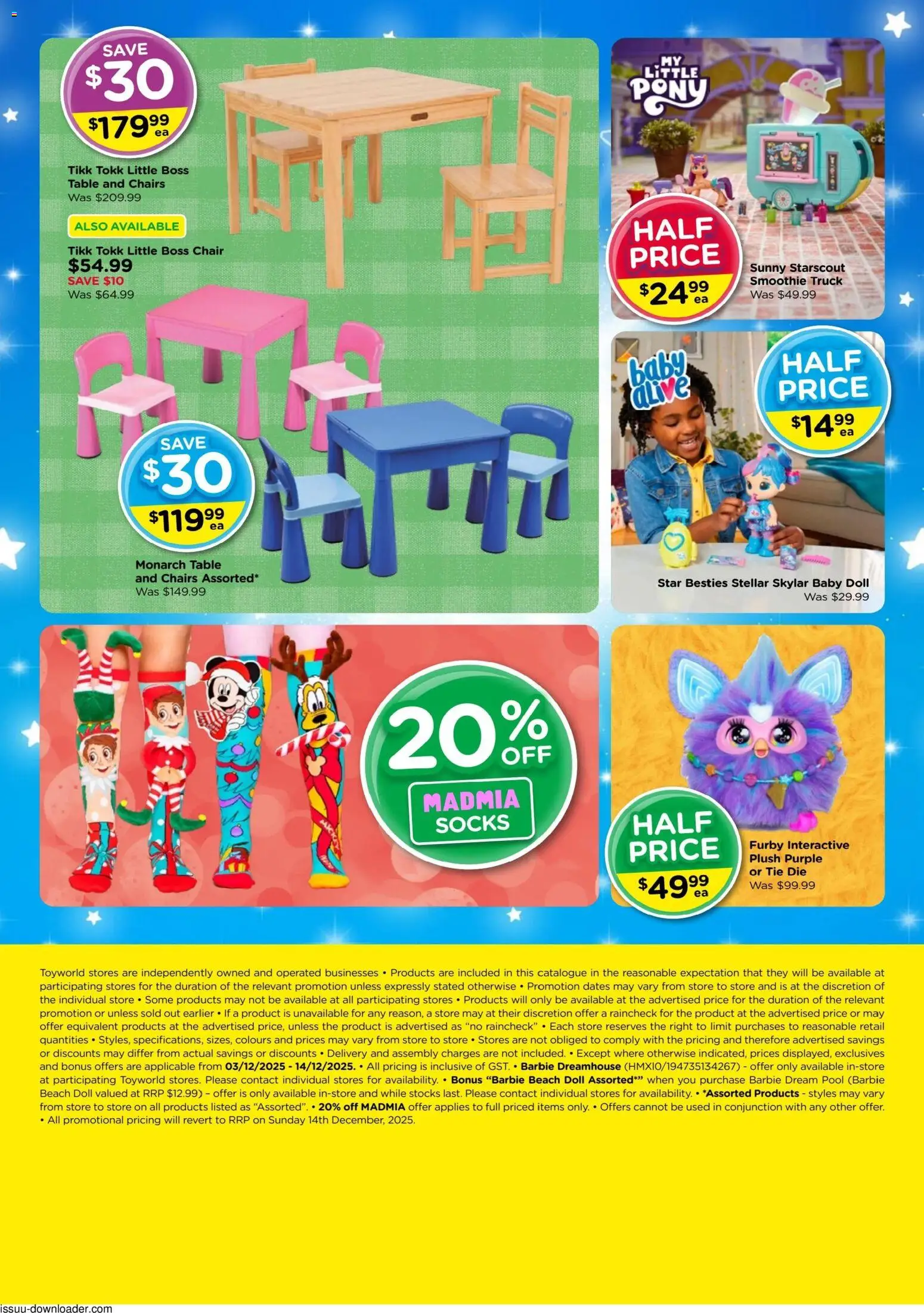 Toyworld catalogue - valid from 03.12.2025 | Page: 28 | Products: Table, Chair, Socks, Tie