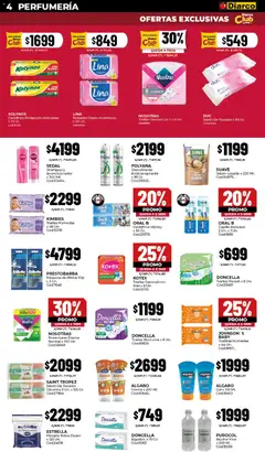 Vista previa Diarco - Ofertas Pueblo Interior válido desde el 23.03.2026 | Página: 4 | Productos: Algodón, Bolsa, Antitranspirante, Protectores diarios