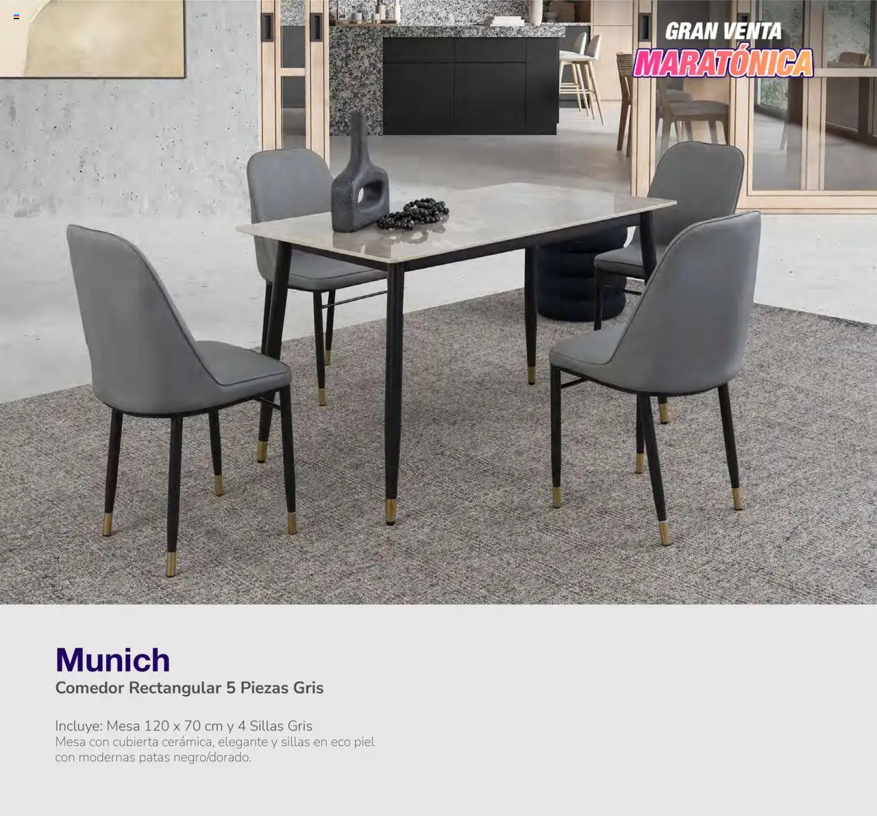 Nuevas ofertas de Muebles Dico válidas en toda la República Mexicana desde el 03.10.2025. ¡Encuentra las mejores ofertas en Muebles Dico - Catálogo Gran Venta Maratónica ! | Página: 34 | Productos: Mesa