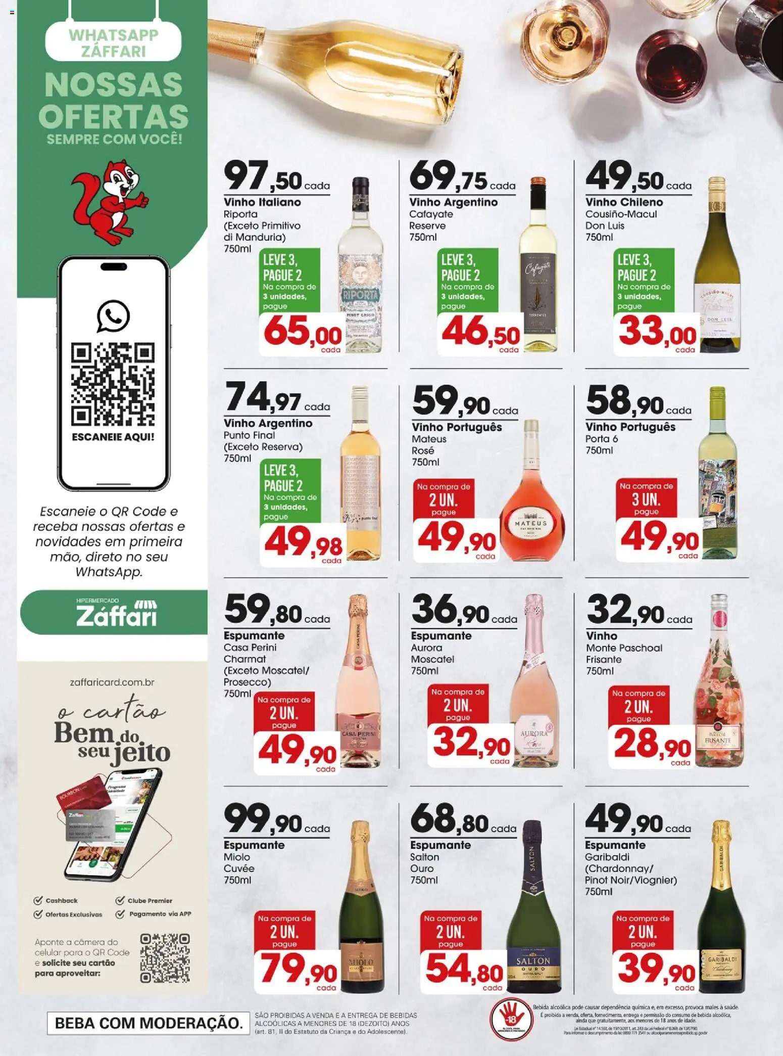 Zaffari Folheto - válido de 06.01.2026 | Página: 12 | Produtos: Celular, Porta, Bourbon, Bebida