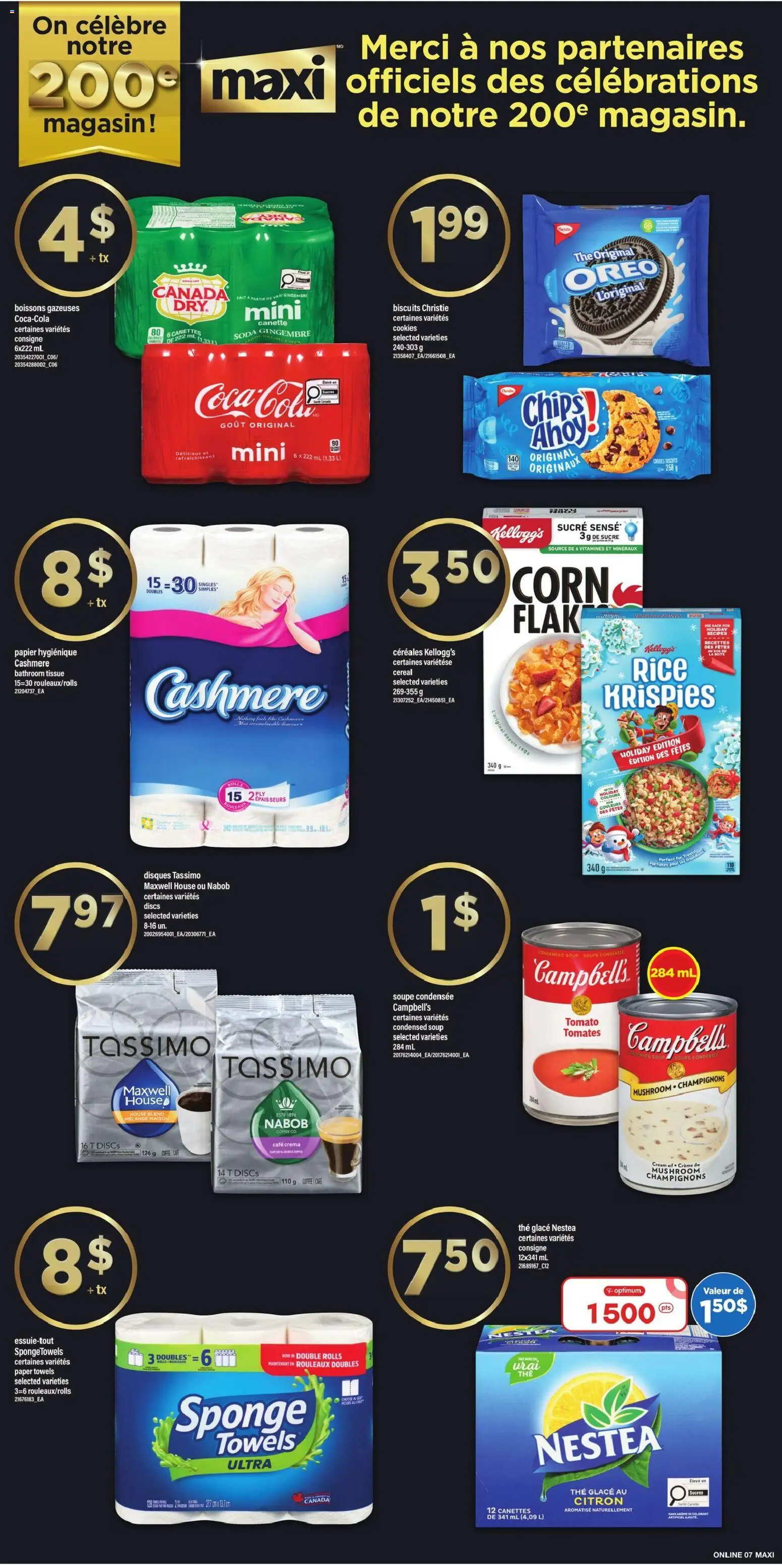 Maxi flyer valid from 25.12.2025 | Page: 12 | Products: Chips, Cream, Sponge, Coffee
