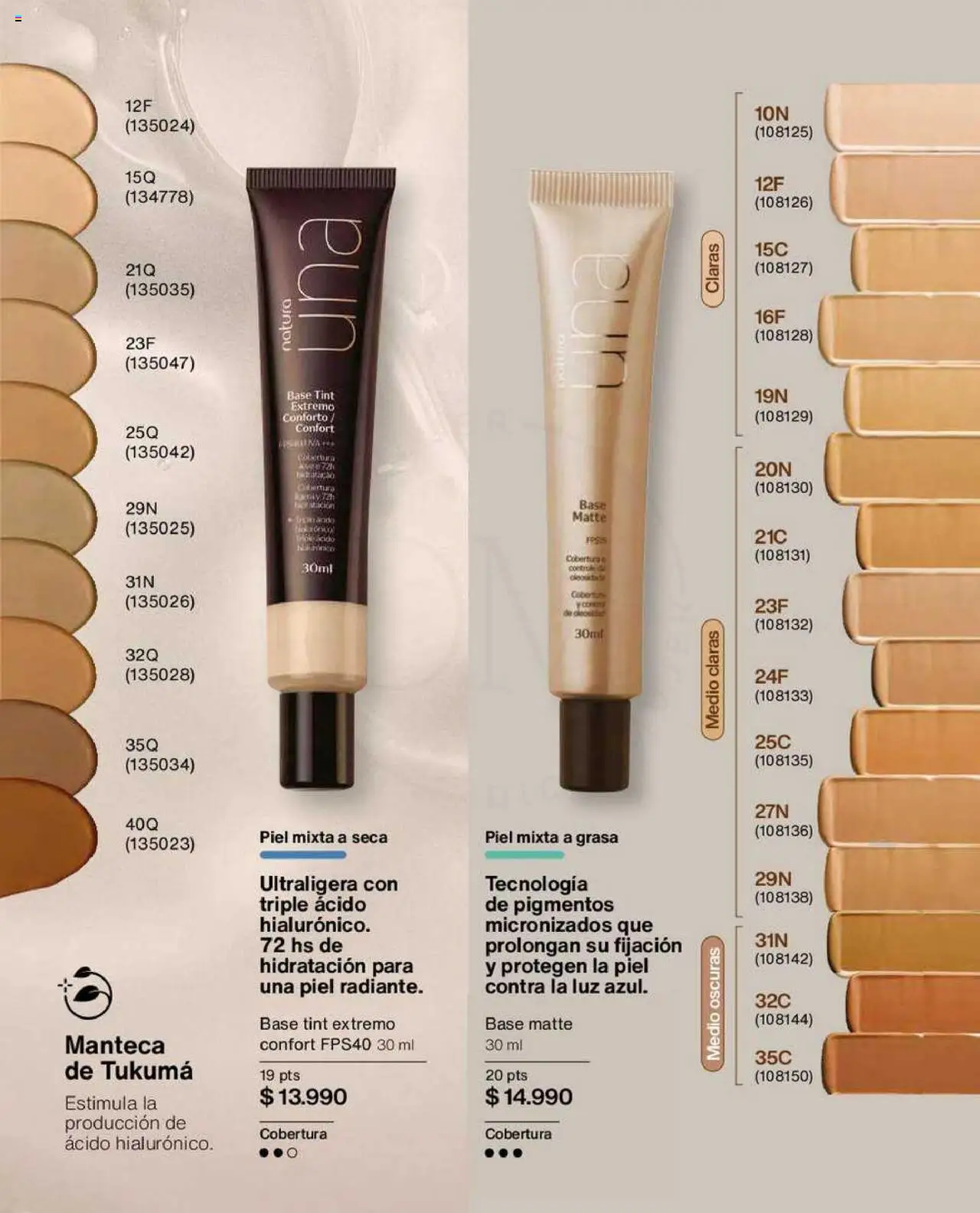 Natura catálogo │ válido desde el 22.07.2025 | Página: 51 | Productos: Manteca, Base