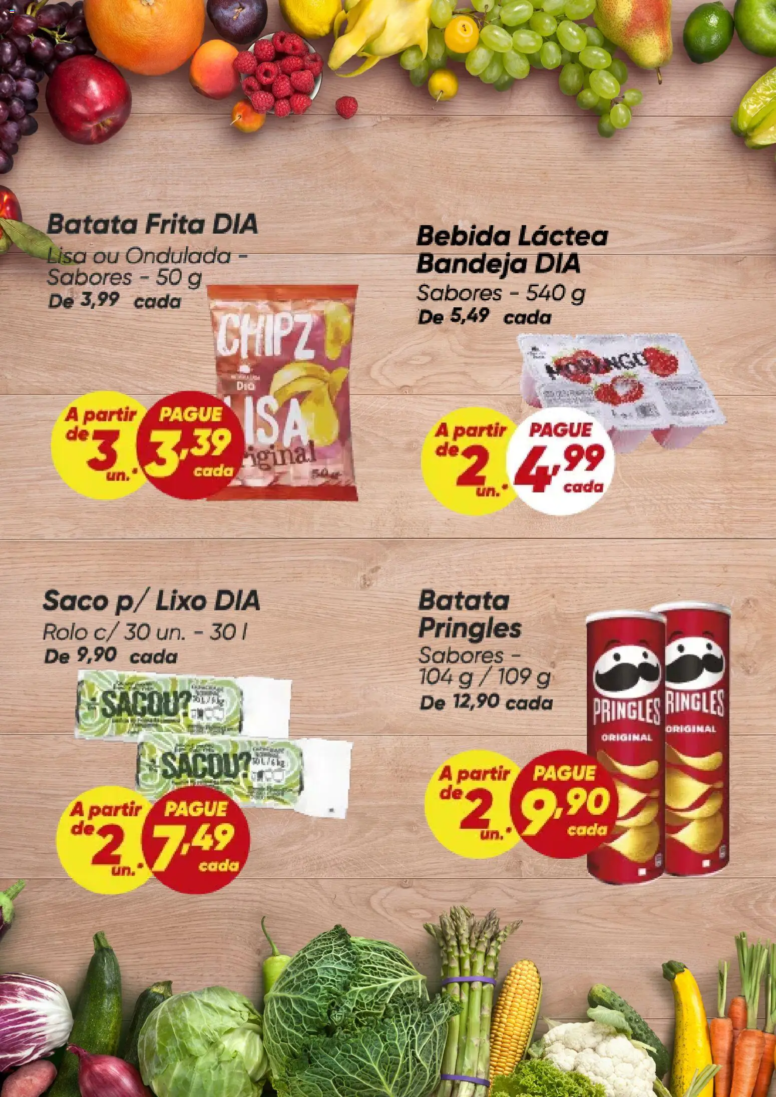 Dia Folheto - válido de 16.03.2026 | Página: 5 | Produtos: Bebida, Bandeja, Batata, Batata frita