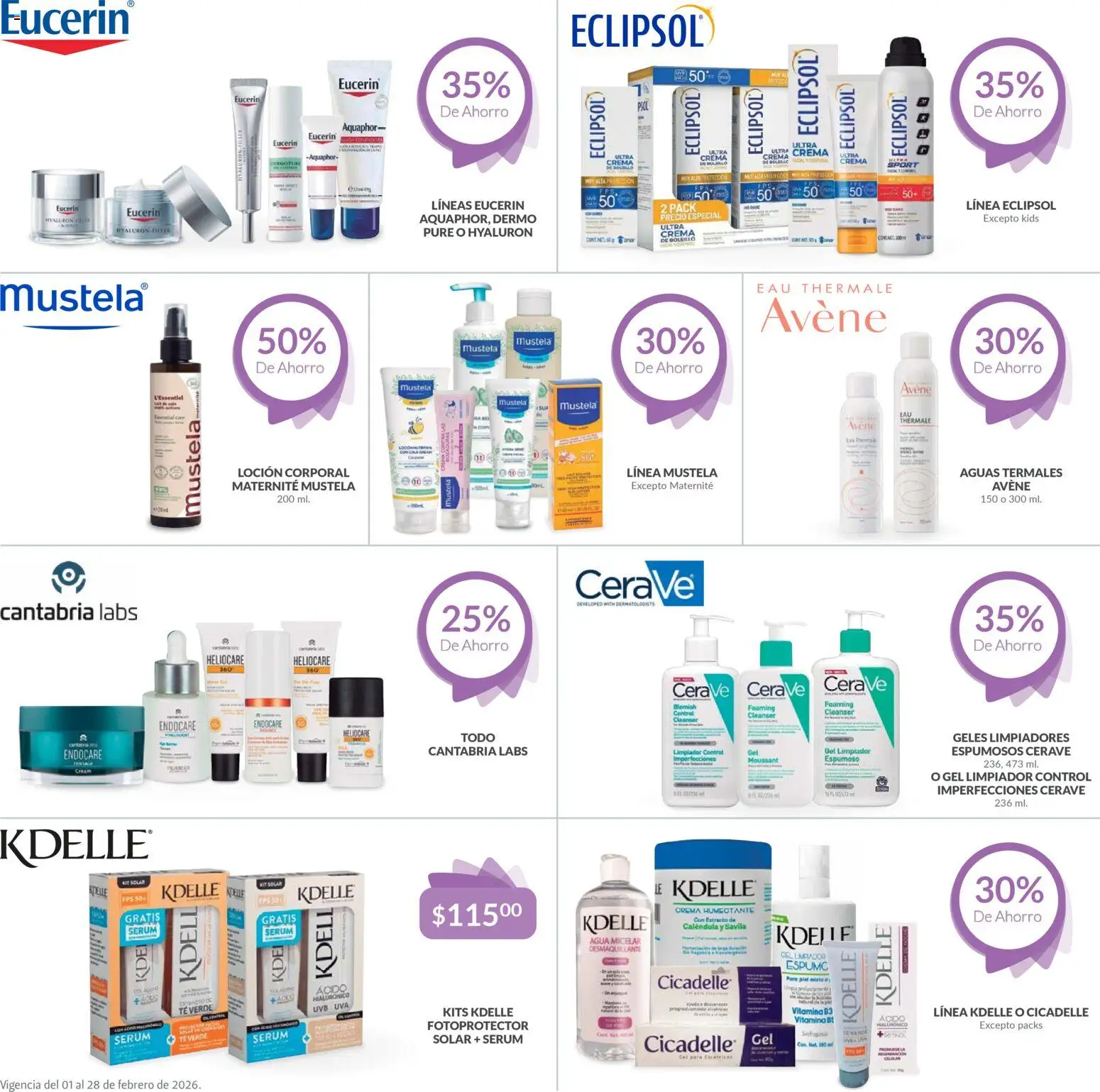 Nuevas ofertas de Farmacia Guadalajara válidas en toda la República Mexicana desde el 01.02.2026. ¡Encuentra las mejores ofertas en Farmacia Guadalajara catálogo Dermo! | Página: 2 | Productos: Agua, Desmaquillante, Uva, Limpiador