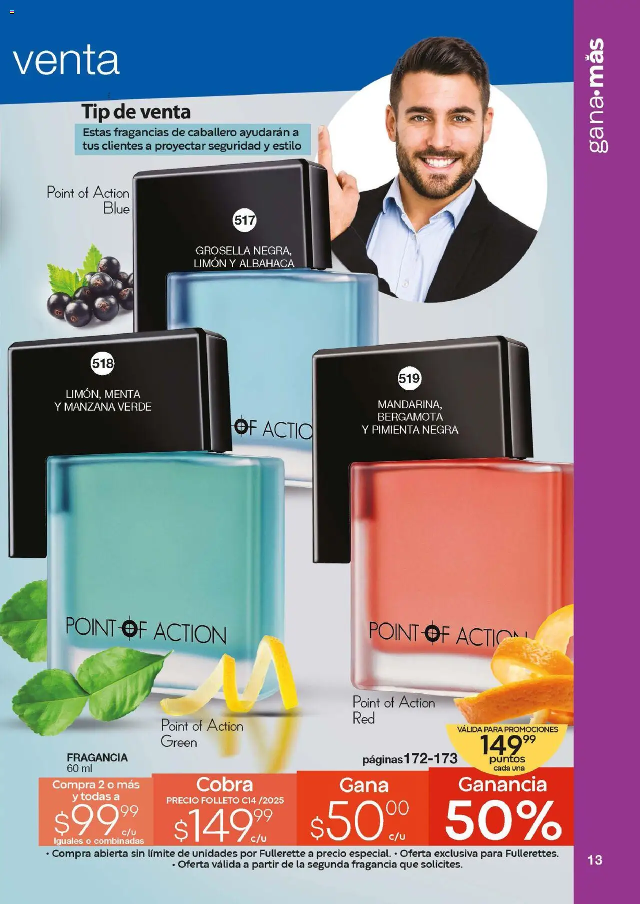 Nuevas ofertas de Fuller válidas en toda la República Mexicana desde el 15.10.2025. ¡Encuentra las mejores ofertas en Fuller - Revista Gana Más C14! | Página: 13 | Productos: Pimienta, Manzana, Limón, Fragancia