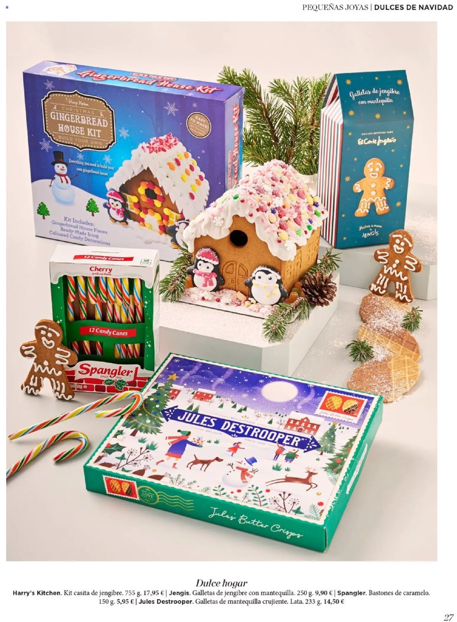 Nuevas ofertas de El Corte Inglés válidas en toda la República Mexicana desde el 19.11.2025. ¡Encuentra las mejores ofertas en El Corte Inglés catálogo El Placer De Regalar! | Página: 27 | Productos: Mantequilla, Dulces, Galletas