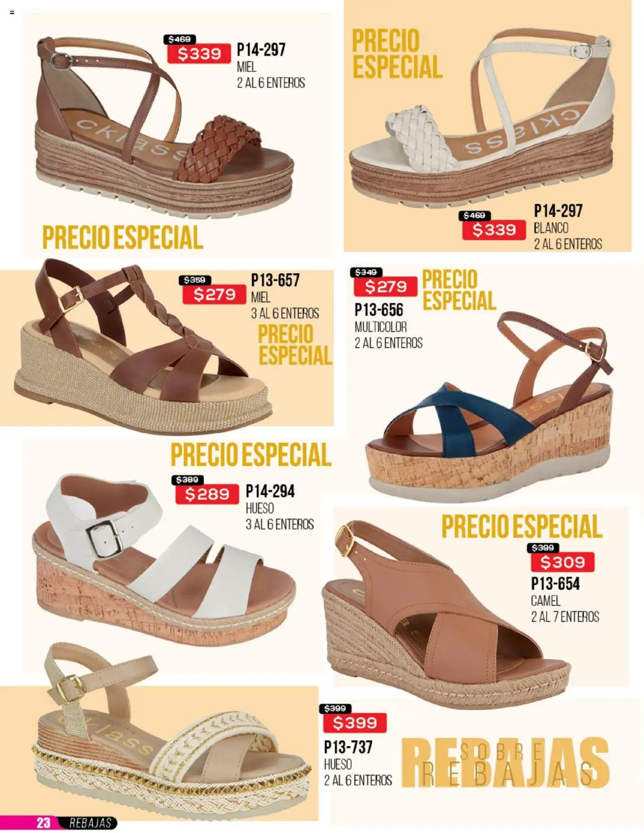 Nuevas ofertas de Cklass válidas en toda la República Mexicana desde el 23.06.2025. ¡Encuentra las mejores ofertas en Cklass catálogo Rebajas Sobre Calzado! | Página: 24