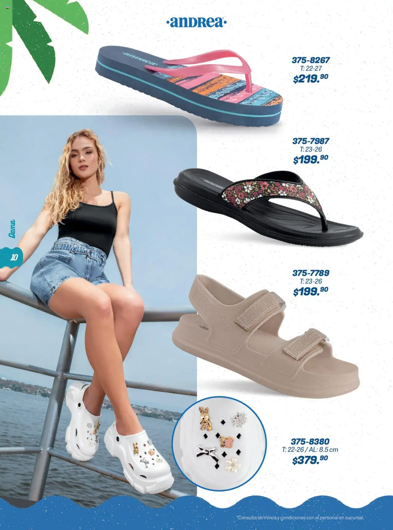 Nuevas ofertas de Andrea válidas en toda la República Mexicana desde el 22.06.2025. ¡Encuentra las mejores ofertas en Andrea catálogo Summer Time! | Página: 10