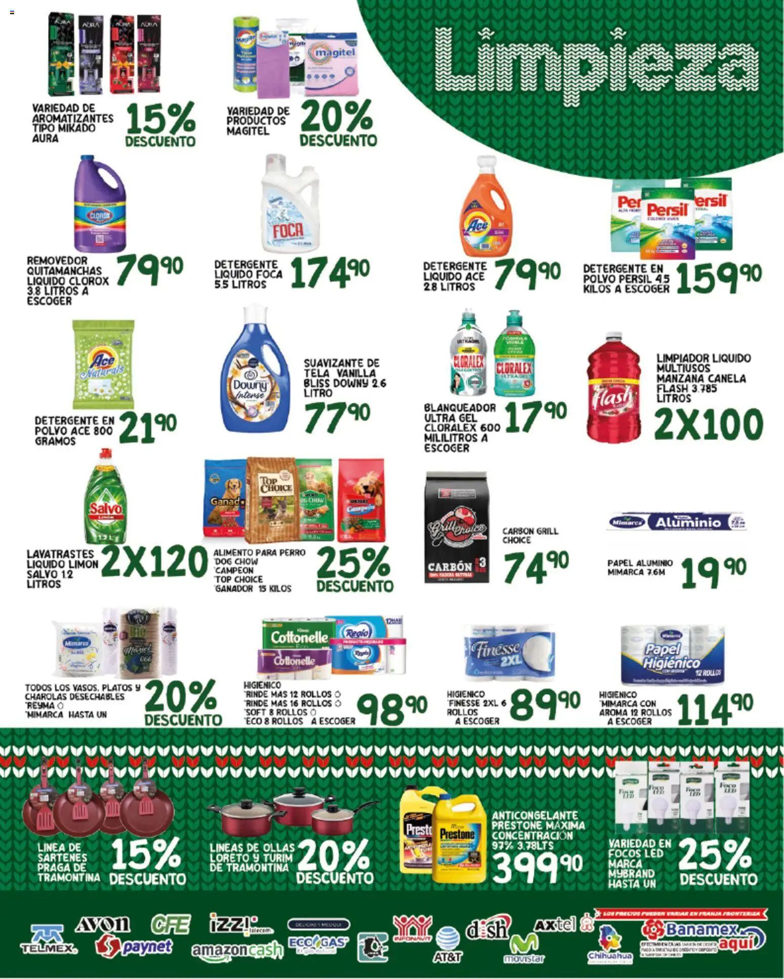 Nuevas ofertas de Alsuper válidas en toda la República Mexicana desde el 21.11.2025. ¡Encuentra las mejores ofertas en Alsuper folleto! | Página: 5 | Productos: Pan, Suavizante, Limpiador, Top