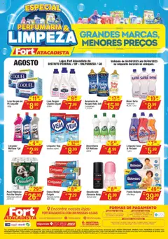Fort Atacadista - Ofertas Perfumaria e Limpeza - Pré-Visualização do folheto da loja Fort Atacadista, válido de 04.08.2025