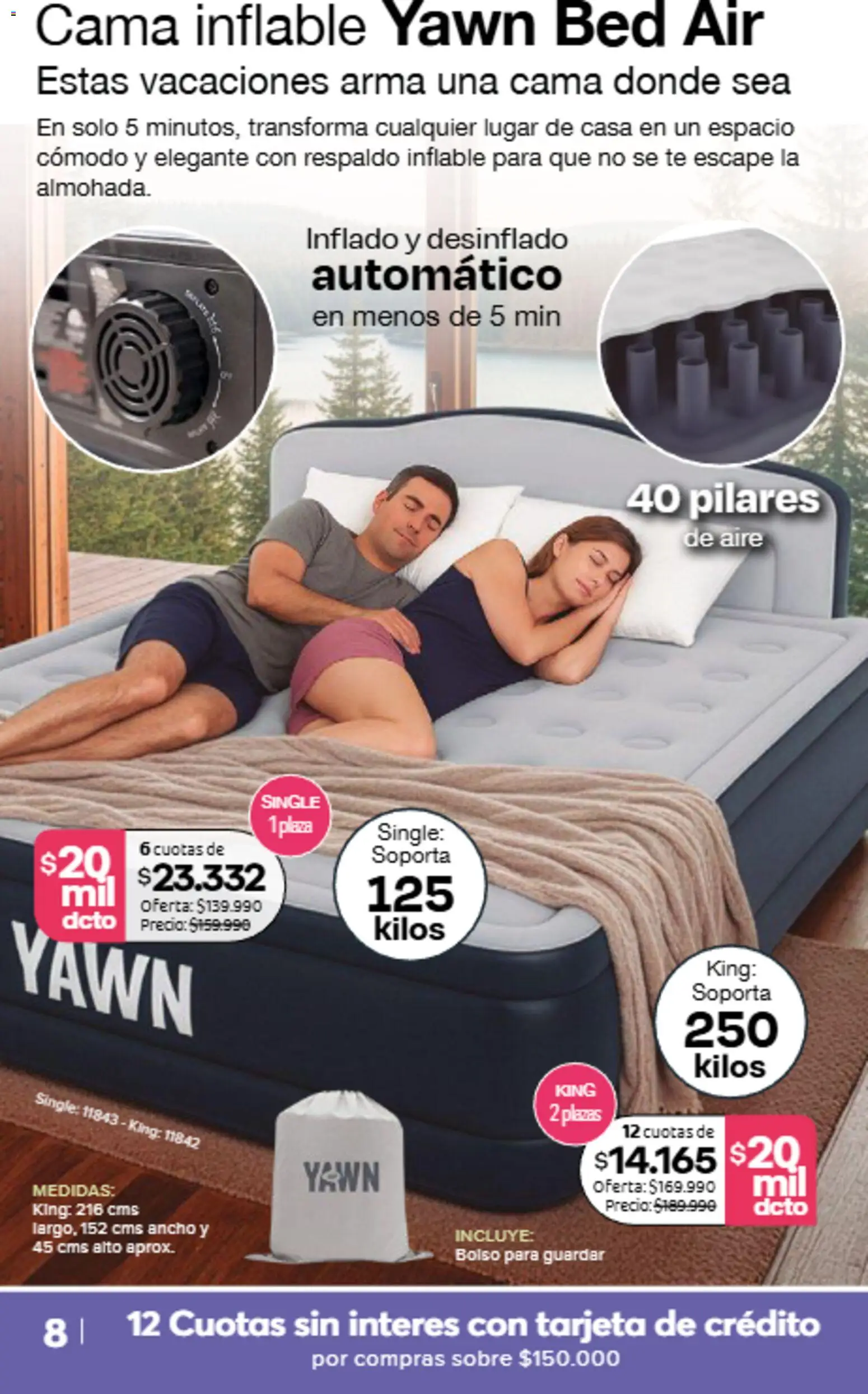 A3D ofertas  │ válido desde el 01.02.2026 | Página: 8 | Productos: Cama, Sobre, Té, Bolso