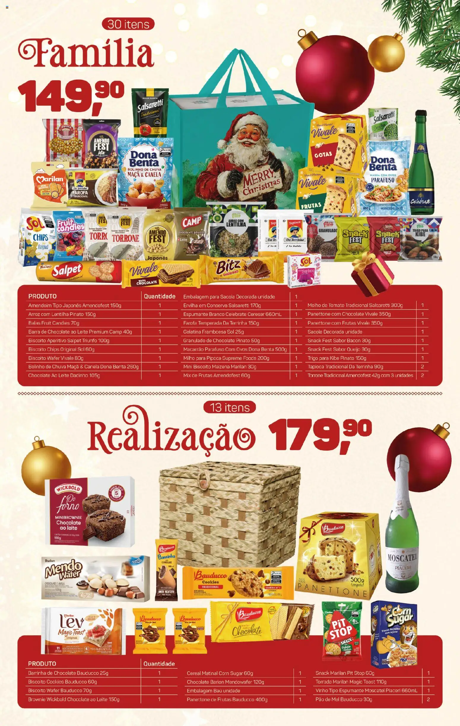Supermercados São Vicente Folheto - válido de 24.10.2025 | Página: 7 | Produtos: Ervilha, Panettone, Barra de chocolate, Avelã