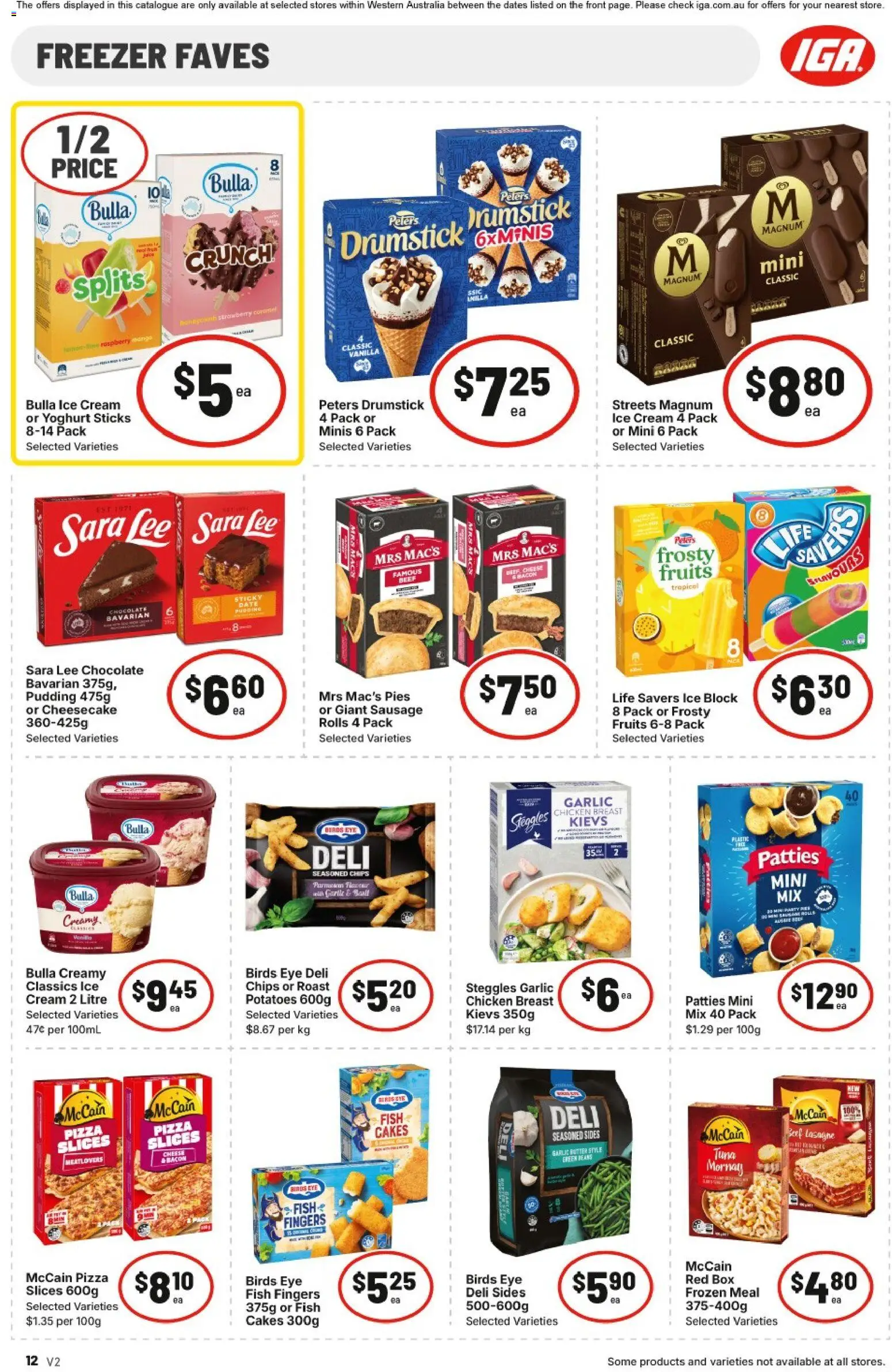 IGA catalogue - valid from 24.12.2025 | Page: 12 | Products: Cheese, Chicken, Fish, Date
