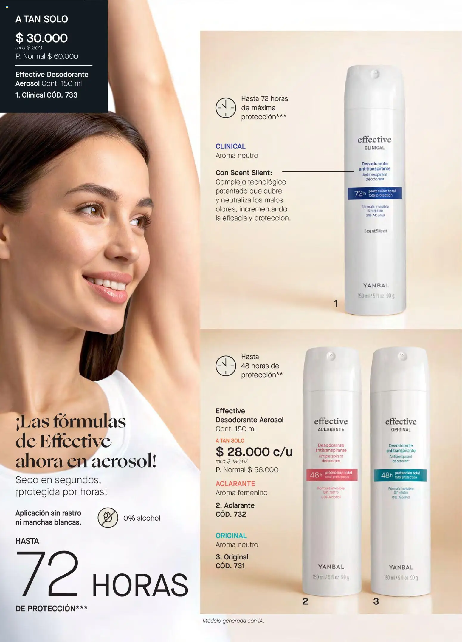 Yanbal revista - valida desde el 08.11.2025 | Página: 122 | Productos: Desodorante, Antitranspirante, Tintura