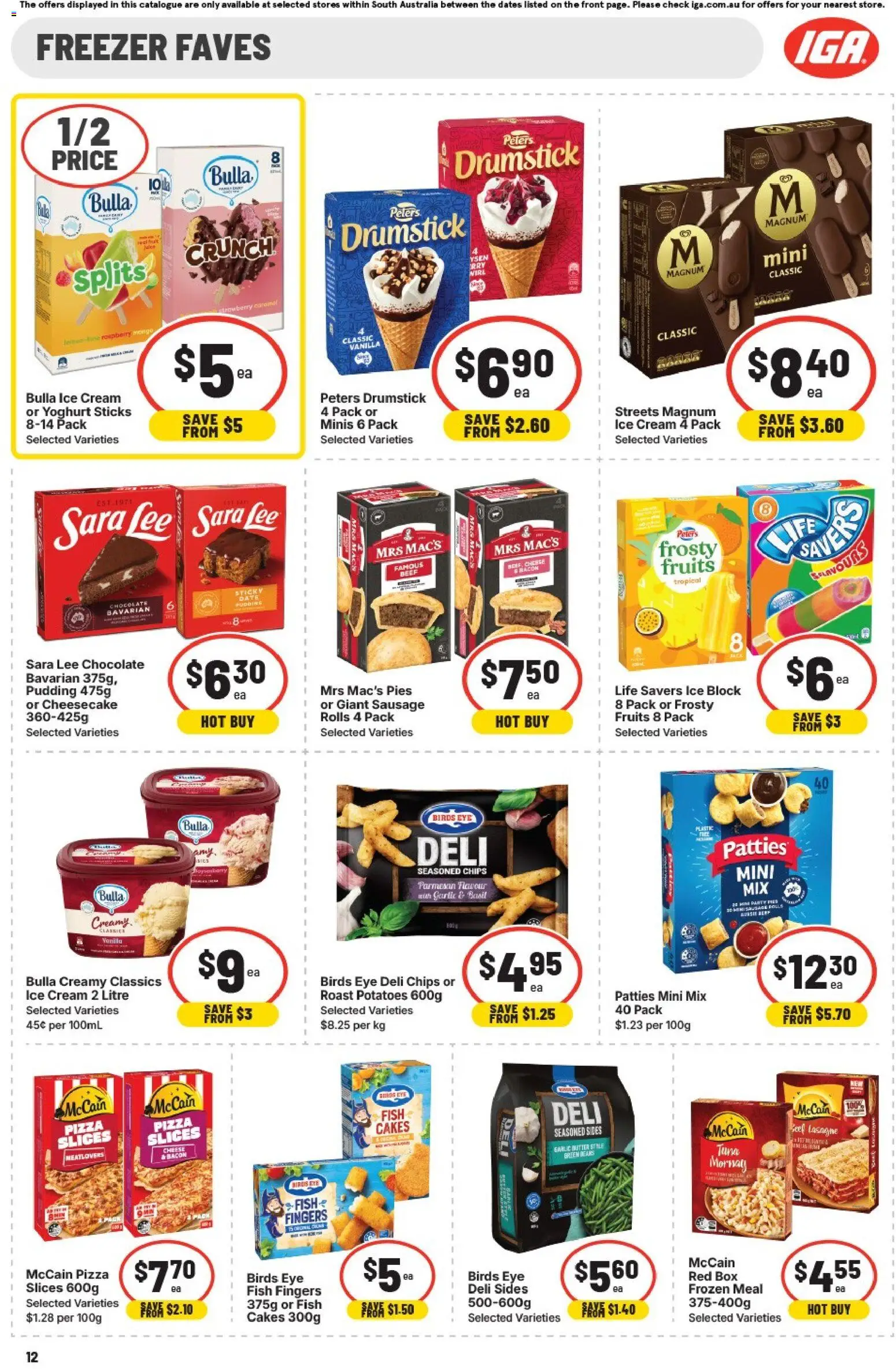 IGA catalogue - valid from 24.12.2025 | Page: 12 | Products: Box, Butter, Beef, Chips