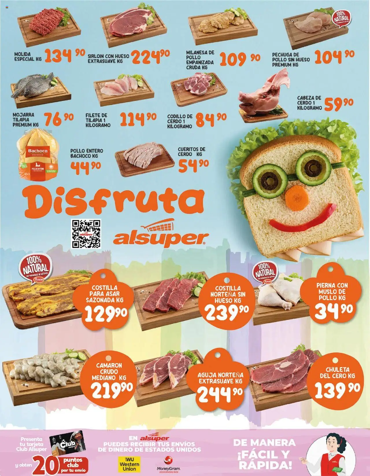 Nuevas ofertas de Alsuper válidas en toda la República Mexicana desde el 08.08.2025. ¡Encuentra las mejores ofertas en Alsuper - Folleto - Zacatecas! | Página: 8 | Productos: Pollo, Milanesa, Cerdo