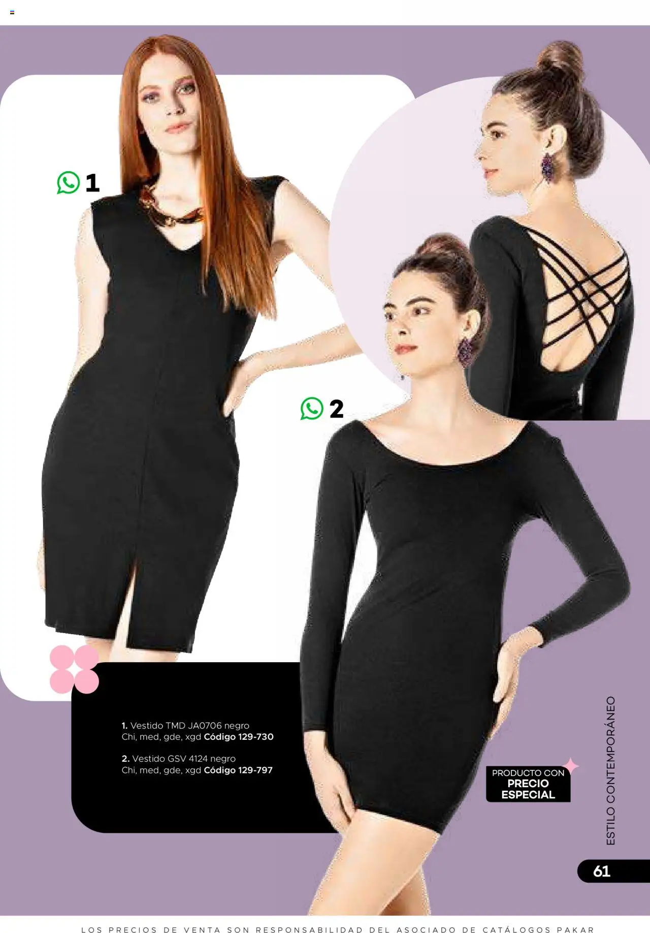 Nuevas ofertas de SC Pakar válidas en toda la República Mexicana desde el 31.01.2025. ¡Encuentra las mejores ofertas en SC Pakar catálogo Ropa! | Página: 61 | Productos: Vestido
