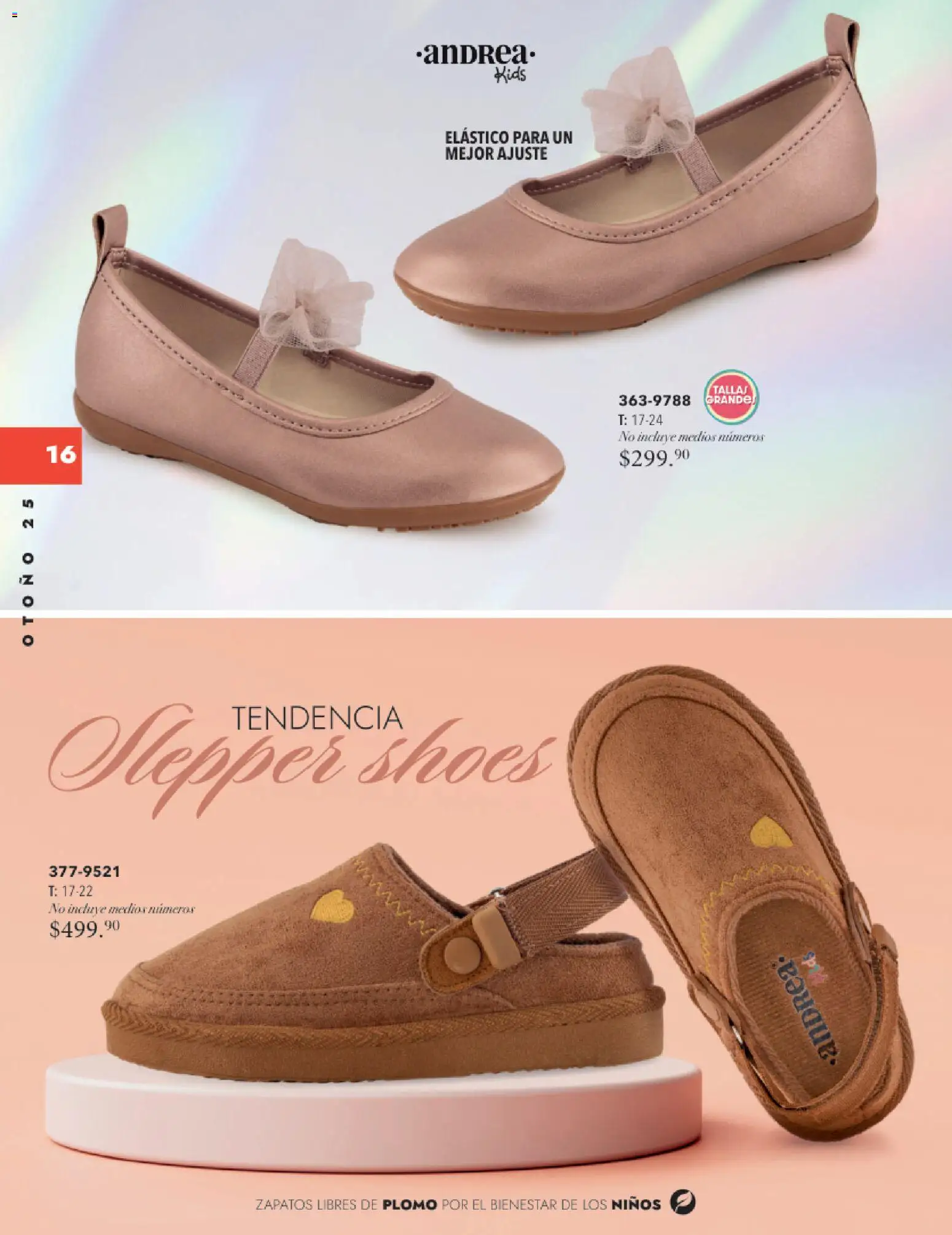 Nuevas ofertas de Andrea válidas en toda la República Mexicana desde el 26.11.2025. ¡Encuentra las mejores ofertas en Andrea catálogo Infantil Kids! | Página: 15 | Productos: Zapatos