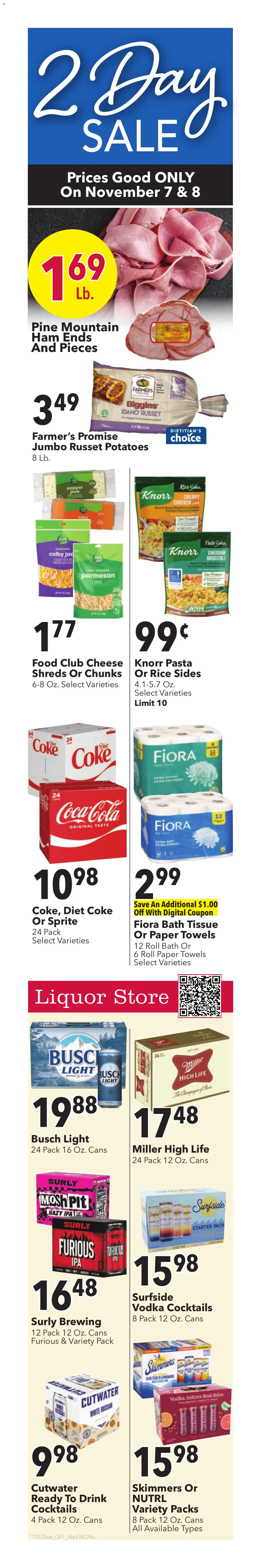 Cash Wise Weekly Ad - valid from 05.11.2025 | Page: 2 | Products: Bath, Ham, Rice, Pasta