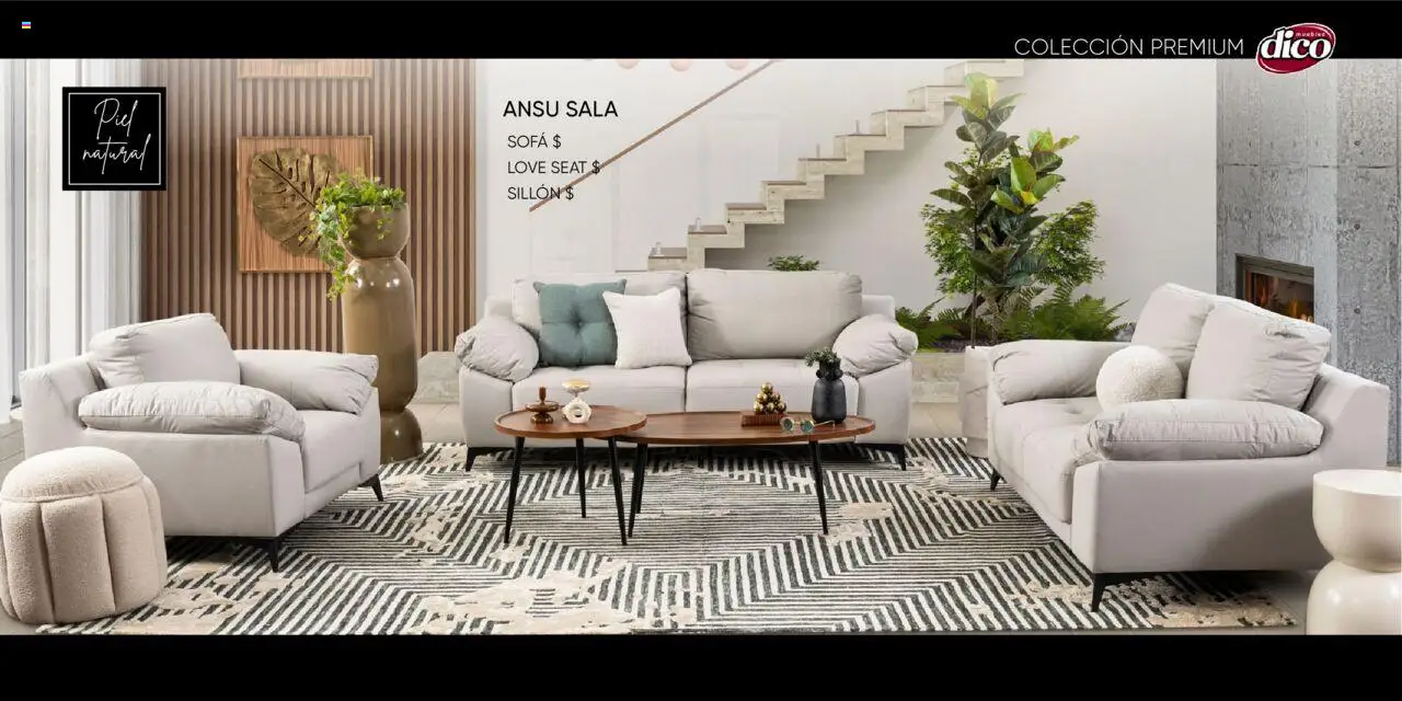 Nuevas ofertas de Muebles Dico válidas en toda la República Mexicana desde el 25.10.2024. ¡Encuentra las mejores ofertas en Muebles Dico catálogo Colleción Premium ! | Página: 53 | Productos: Sofá, Sillón