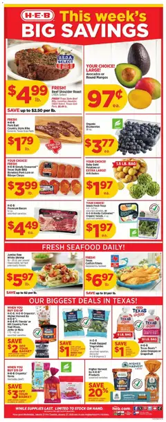 Preview of H-E-B weekly ads valid from 21.01.2026 | Page: 1
