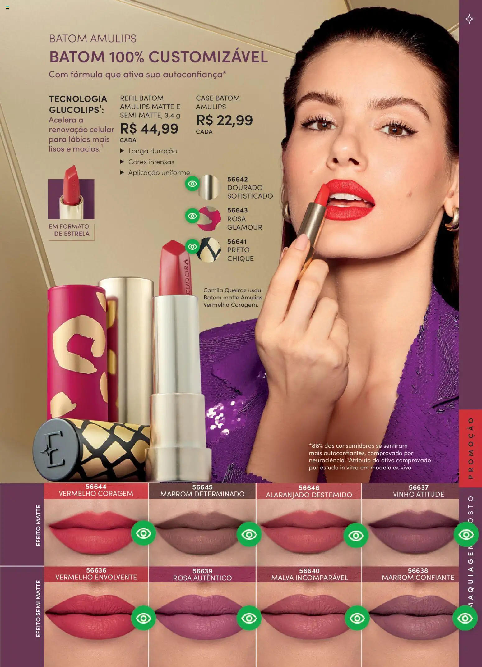 Eudora Folheto - válido de 19.02.2026 | Página: 49 | Produtos: Celular, Batom, Vinho