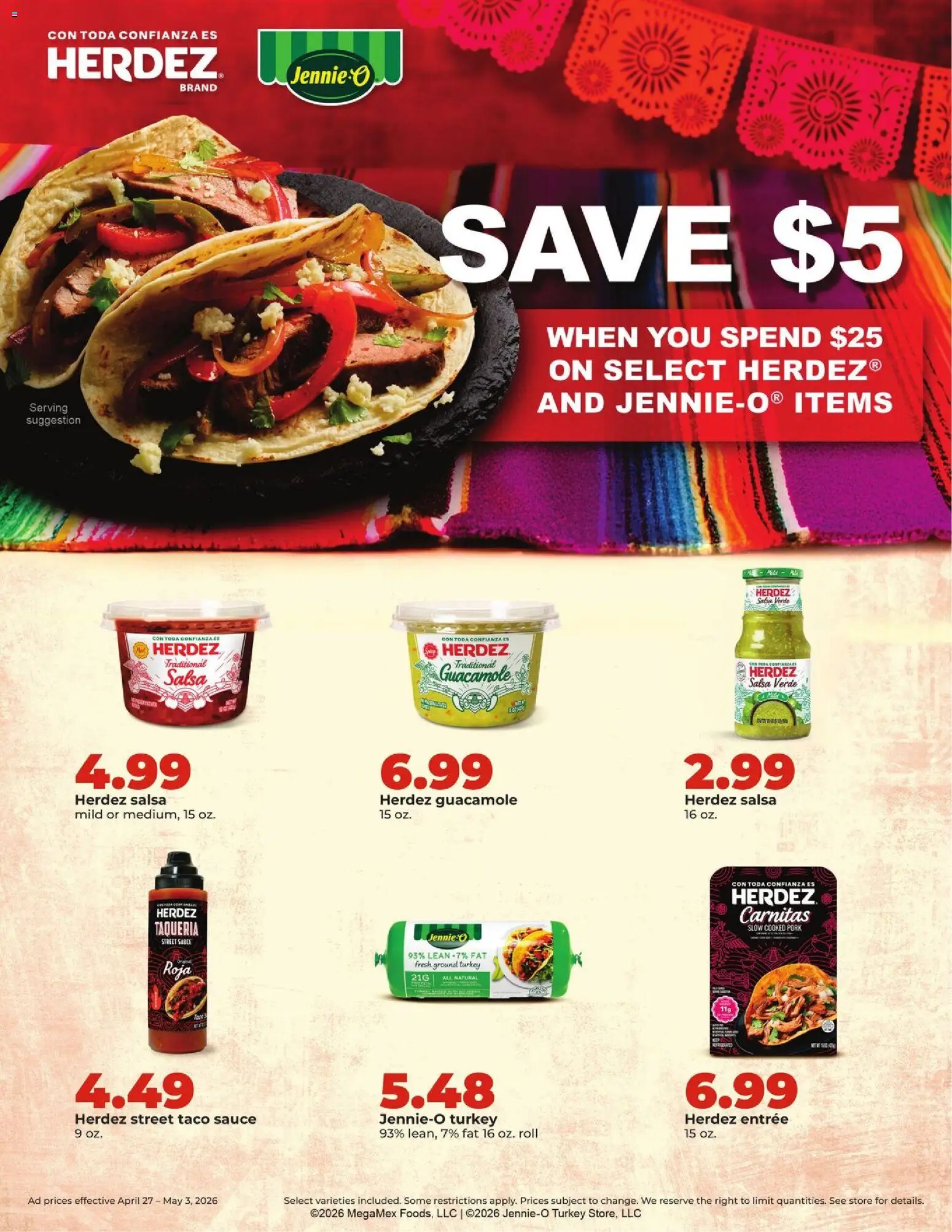 HyVee Weekly Ad - valid from 27.04.2026 | Page: 14 | Products: Pork, Sauce