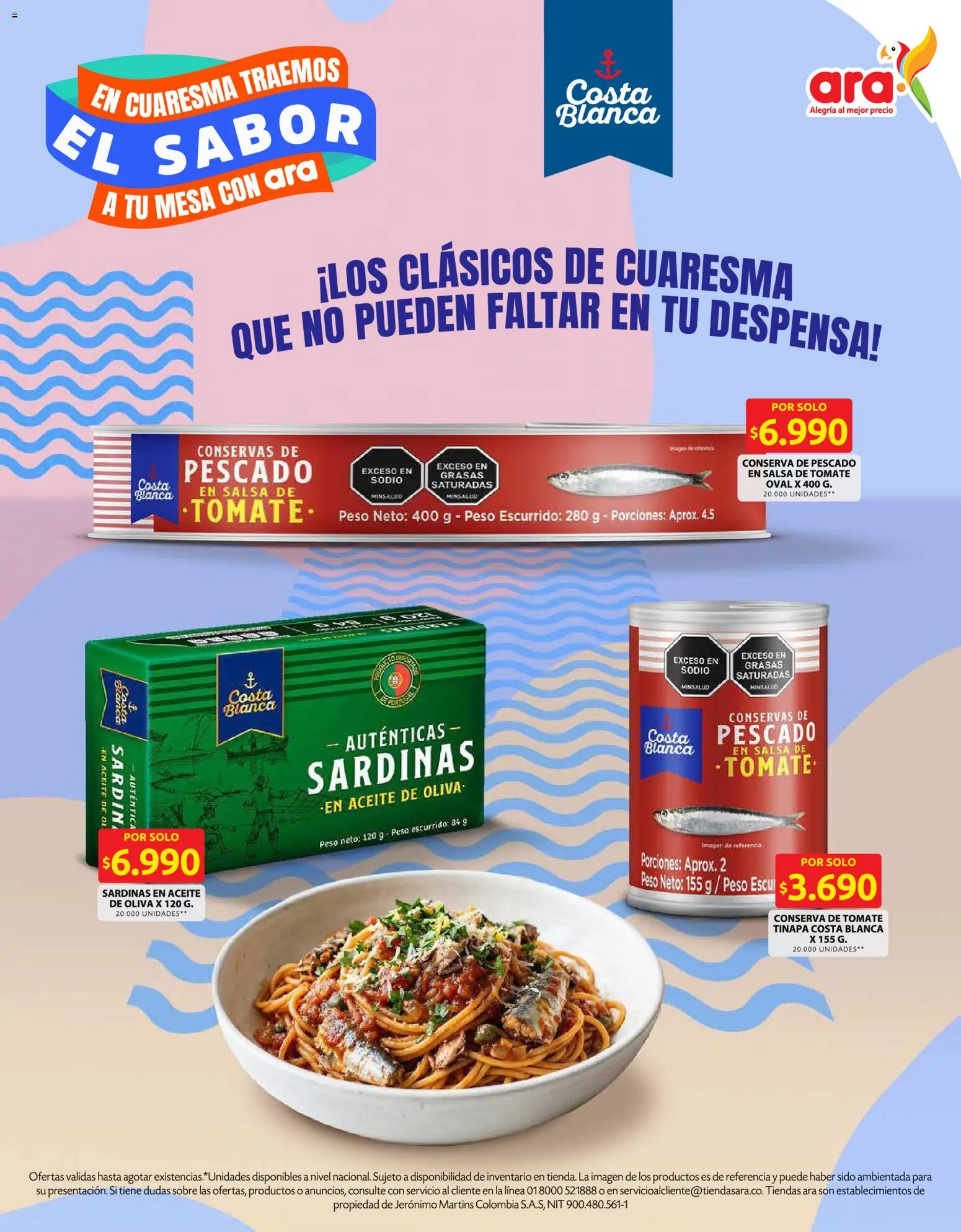 Ara revista - valida desde el 20.03.2026 | Página: 10 | Productos: Salsa de tomate, Sobre, Tomate, Aceite