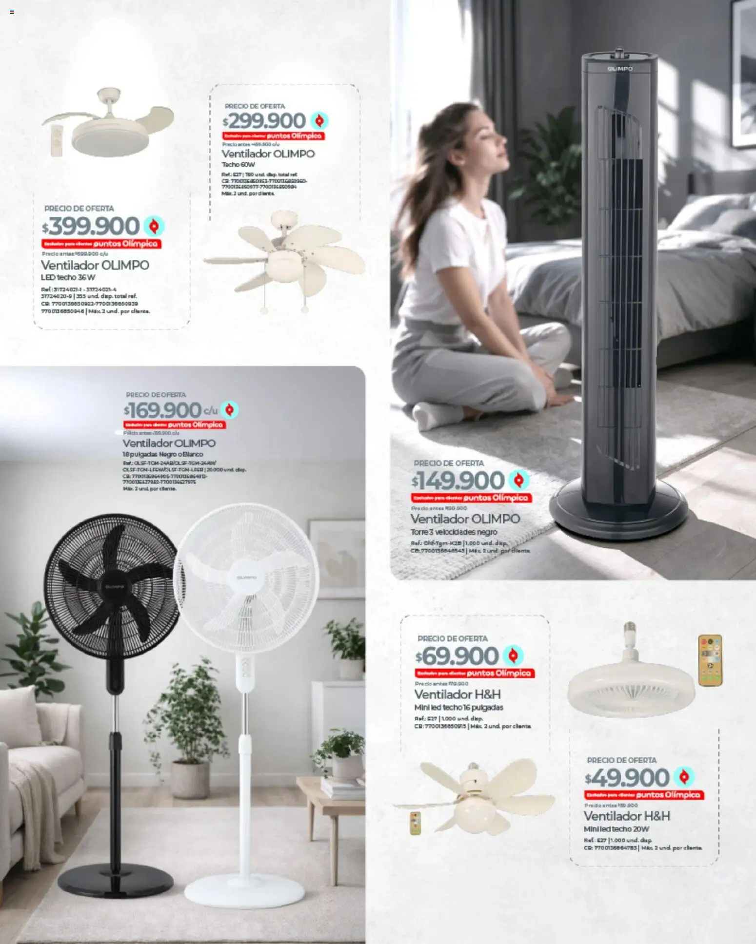 Olímpica revista - valida desde el 15.04.2026 | Página: 8 | Productos: Ventilador