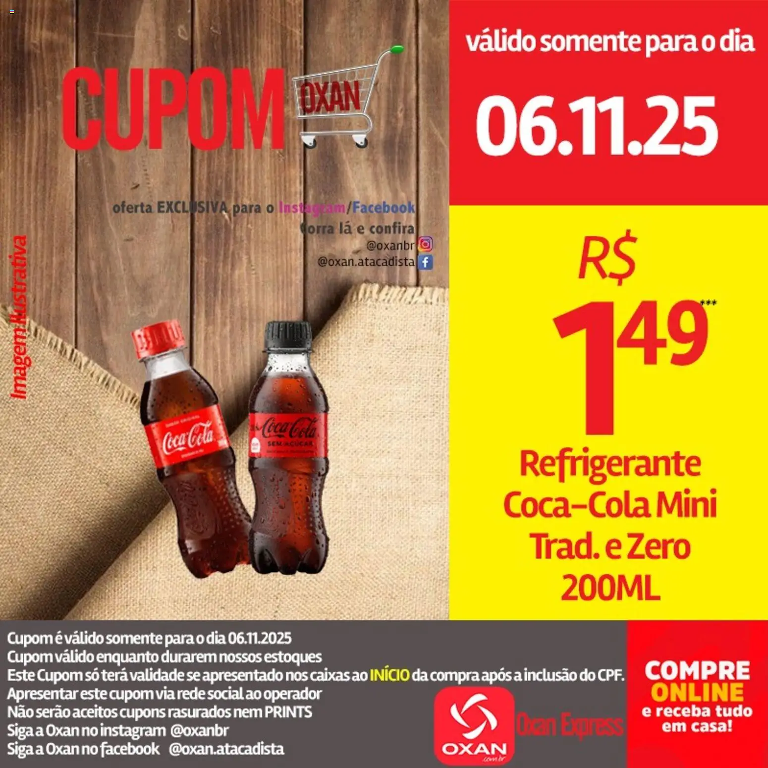Oxan Atacadista Folheto - válido de 06.11.2025 | Página: 21 | Produtos: Cola, Açúcar, Refrigerante
