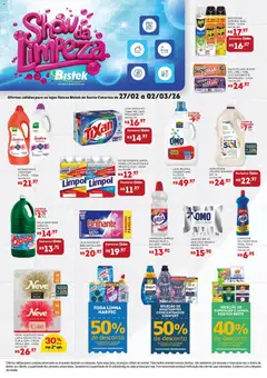 Bistek Supermercados ofertas Show de Limpeza - Pré-Visualização do folheto da loja Bistek Supermercados, válido de 27.02.2026